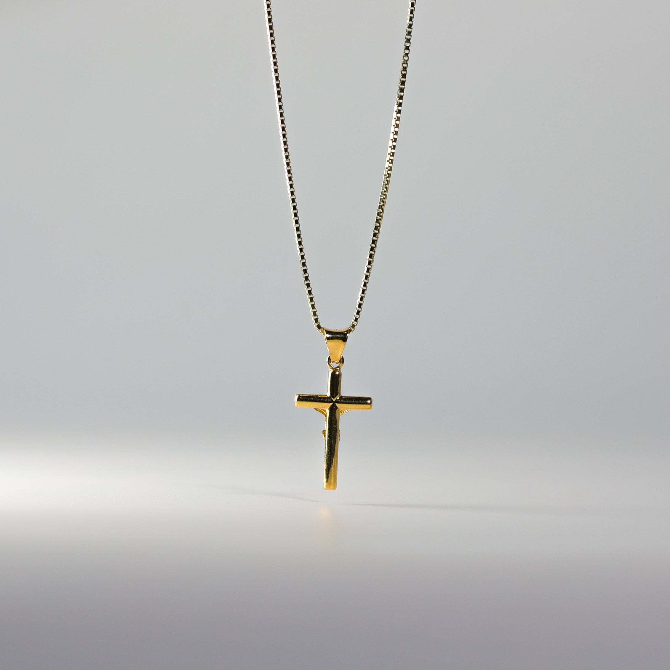 Gold Jesus Crucifix Cross Pendant Model-49 - Charlie & Co. Jewelry
