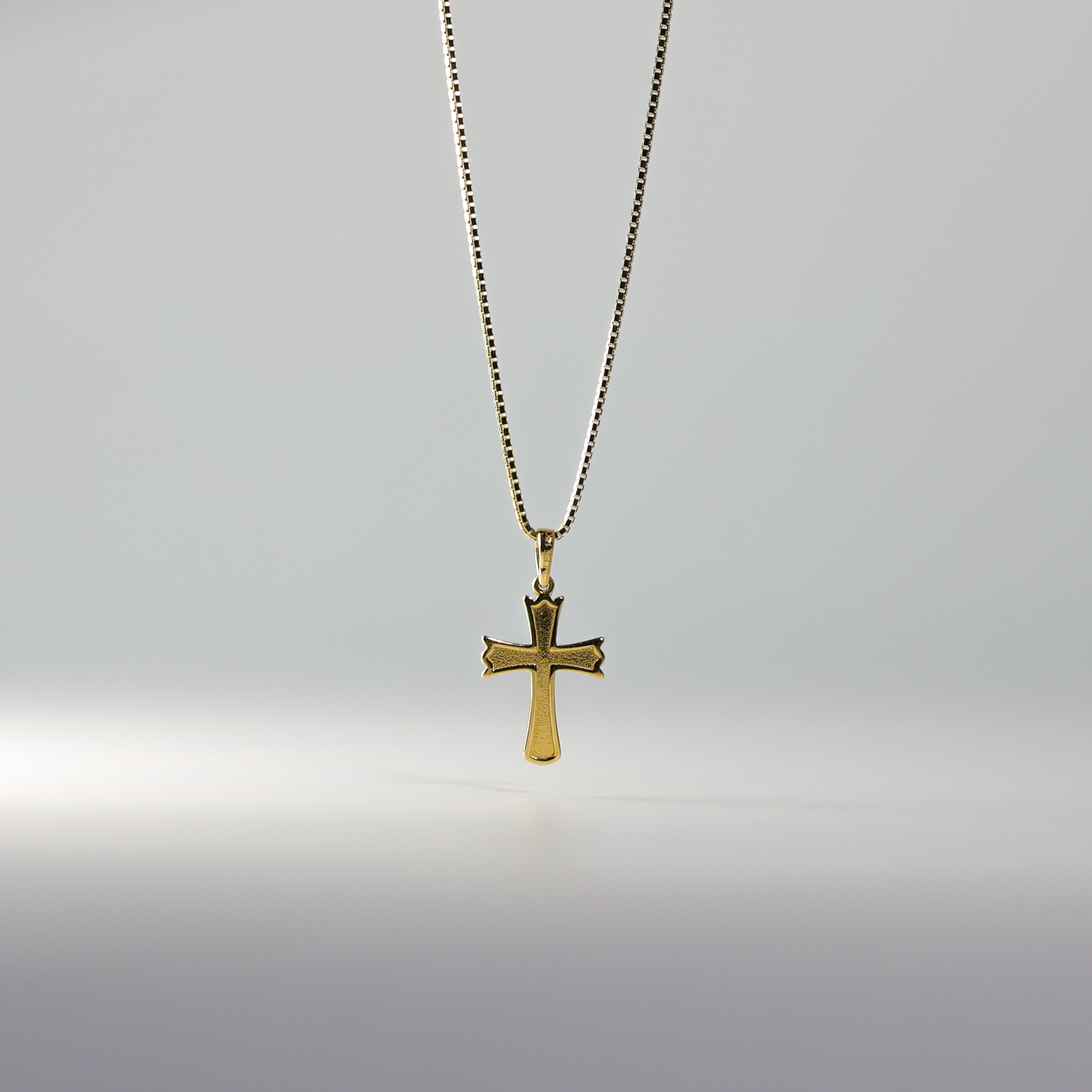 Gold Cross Pendant Model-2227 - Charlie & Co. Jewelry