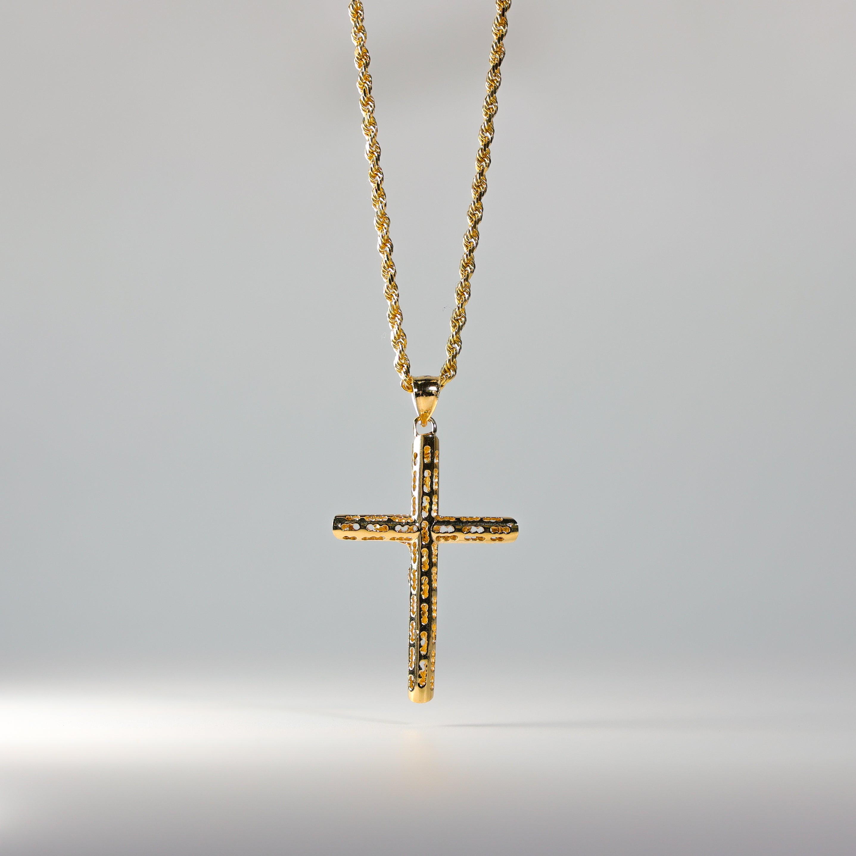 Copy of Gold Jesus Crucifix Cross Pendant Model-1213 - Charlie & Co. Jewelry