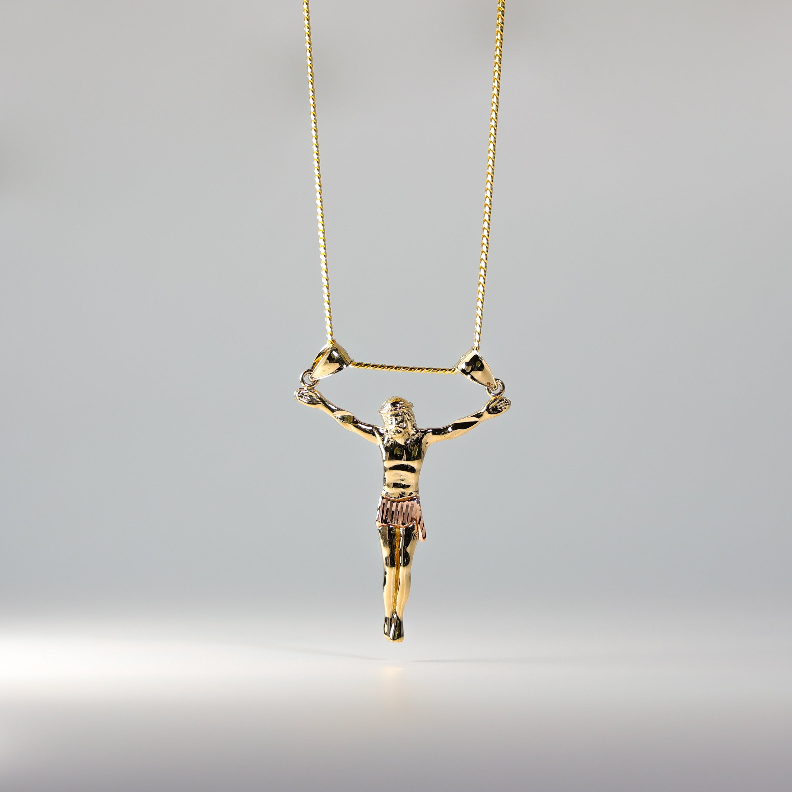 Gold Jesus Christ Body Pendant Model-0087 - Charlie & Co. Jewelry