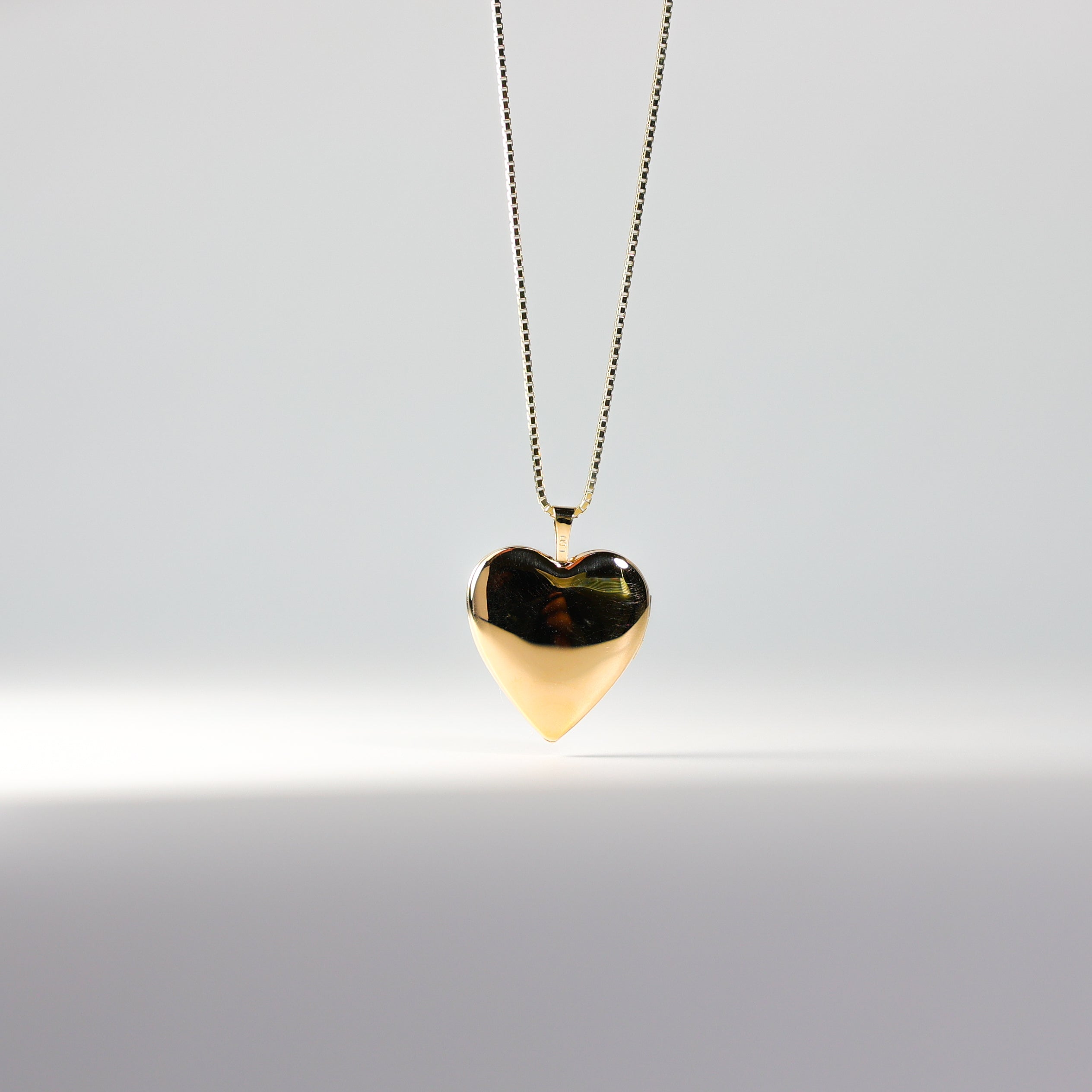 Gold Heart Locket Pendant Model-0617 - Charlie & Co. Jewelry