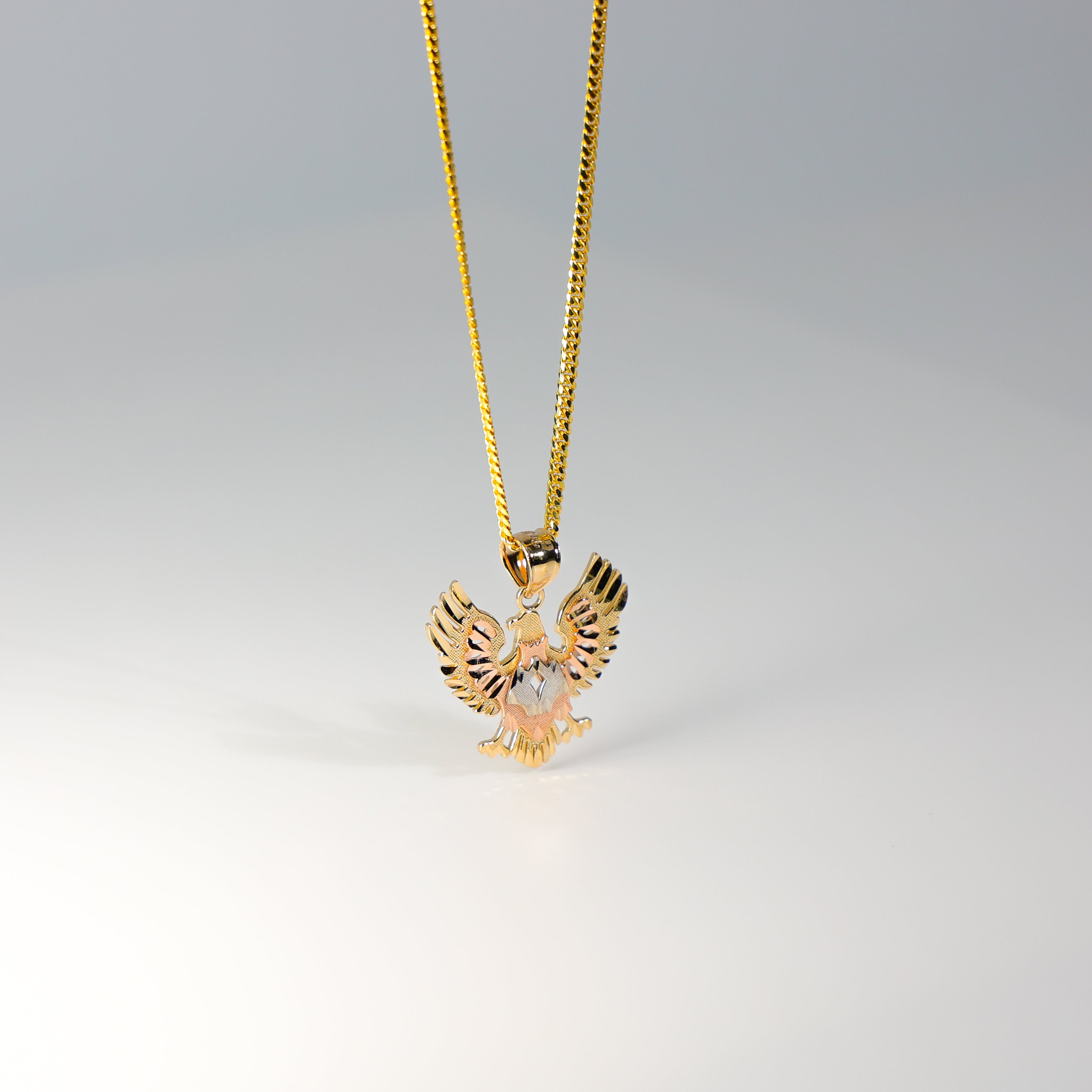 Gold Eagle Pendant Model-1604 - Charlie & Co. Jewelry