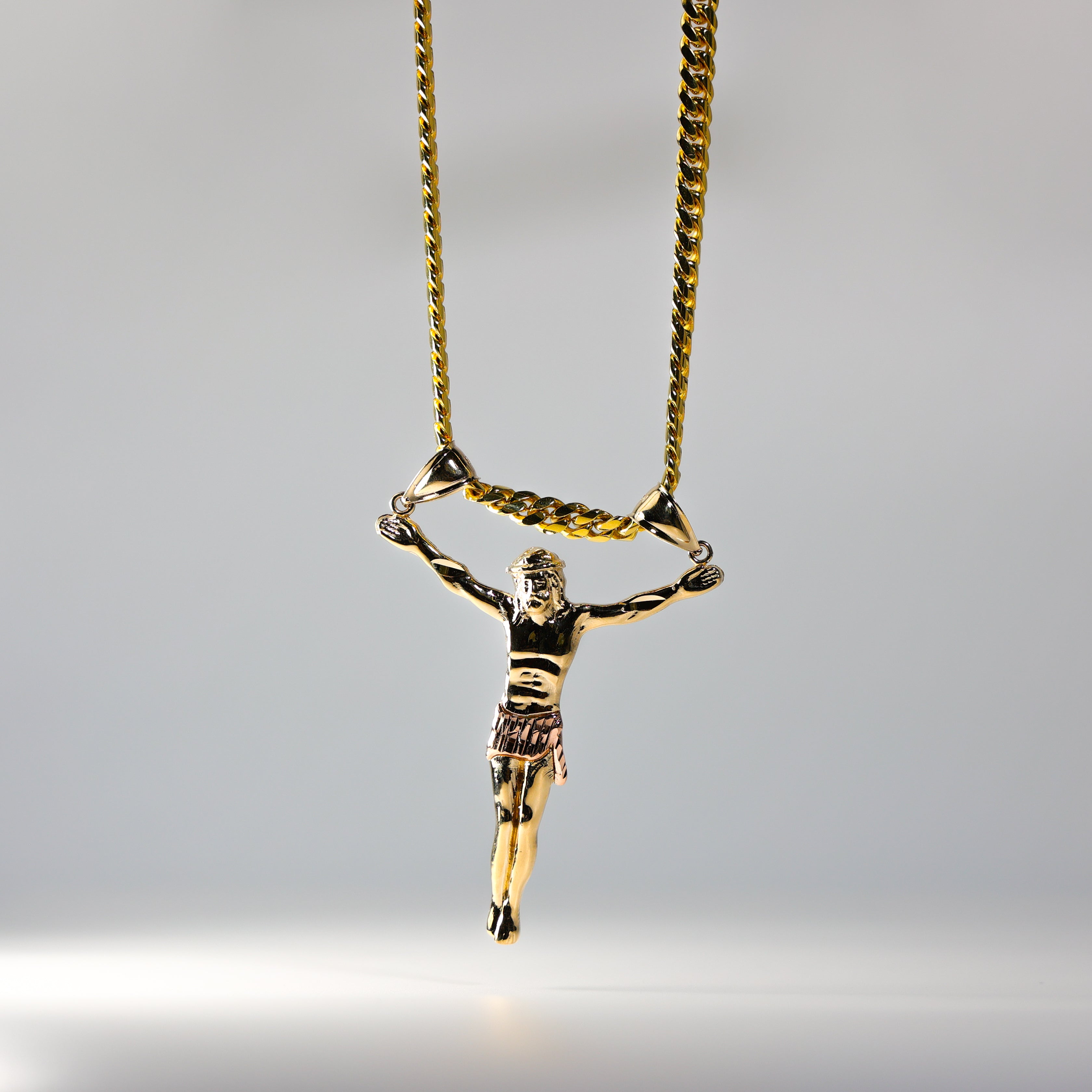 Gold Jesus Christ Body Pendant Model-0085 - Charlie & Co. Jewelry