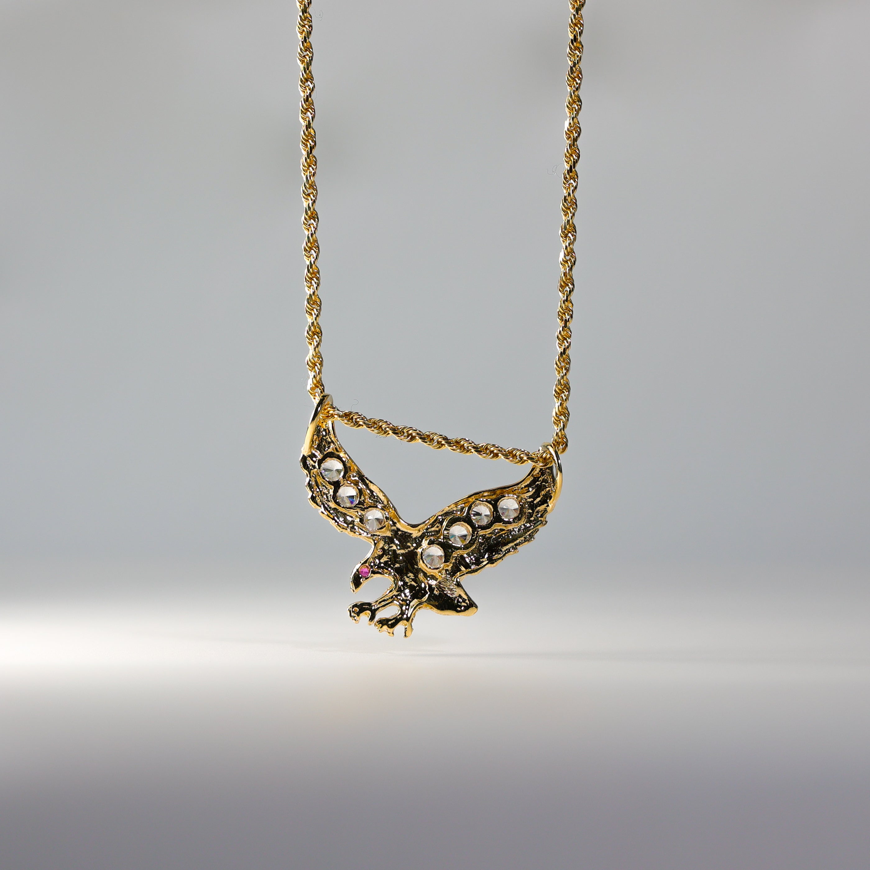 Gold Eagle Pendant Model-1599 - Charlie & Co. Jewelry