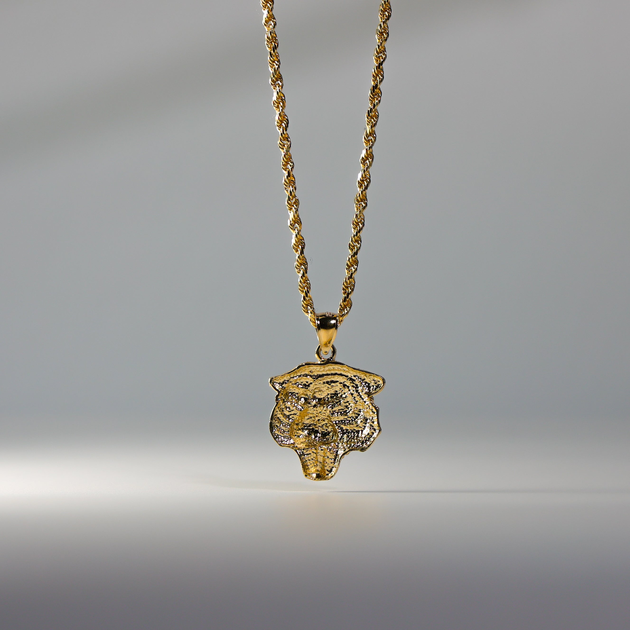 Gold Tiger Pendant Model-1617 - Charlie & Co. Jewelry