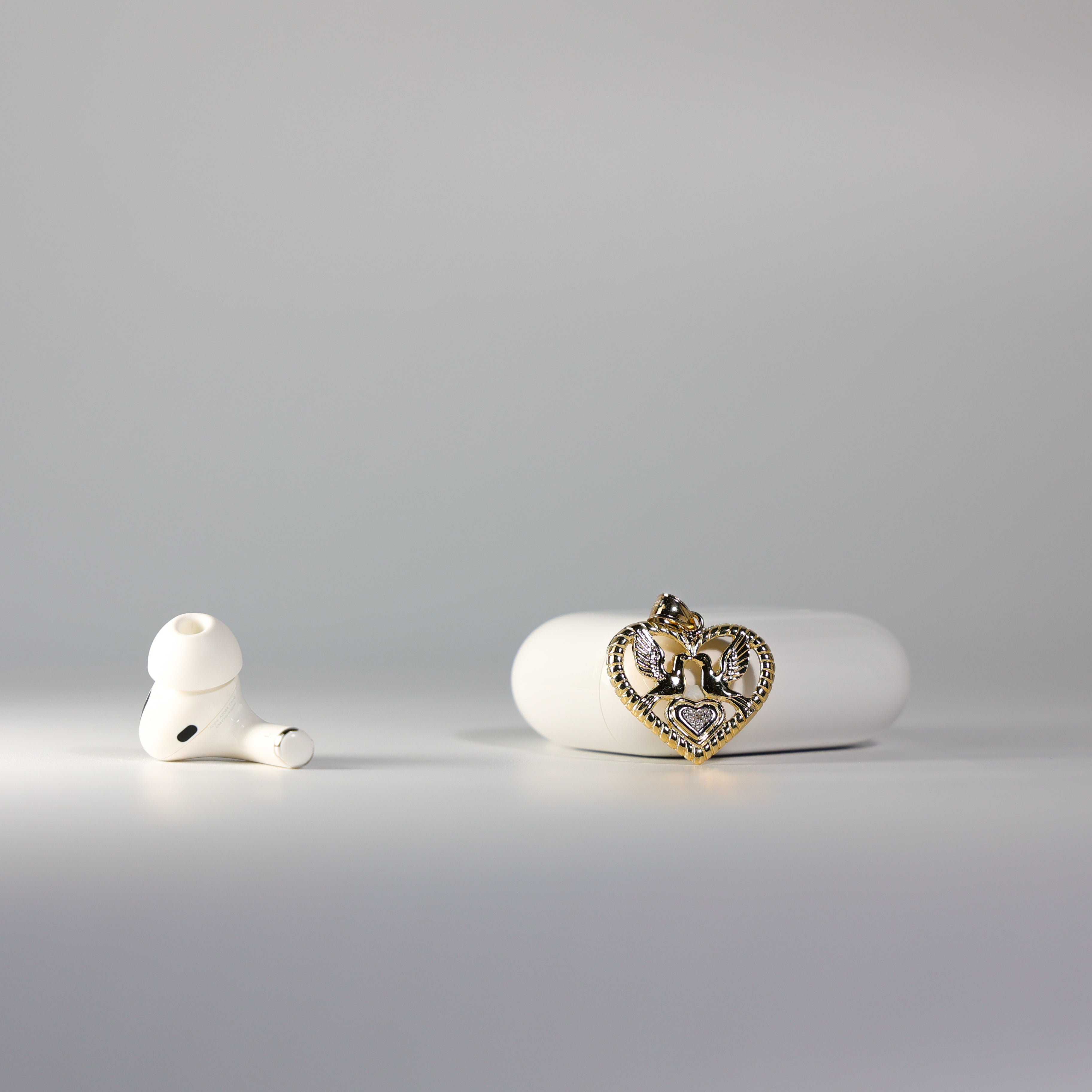 Gold Holy Spirit Dove Pendant Model-1499 - Charlie & Co. Jewelry