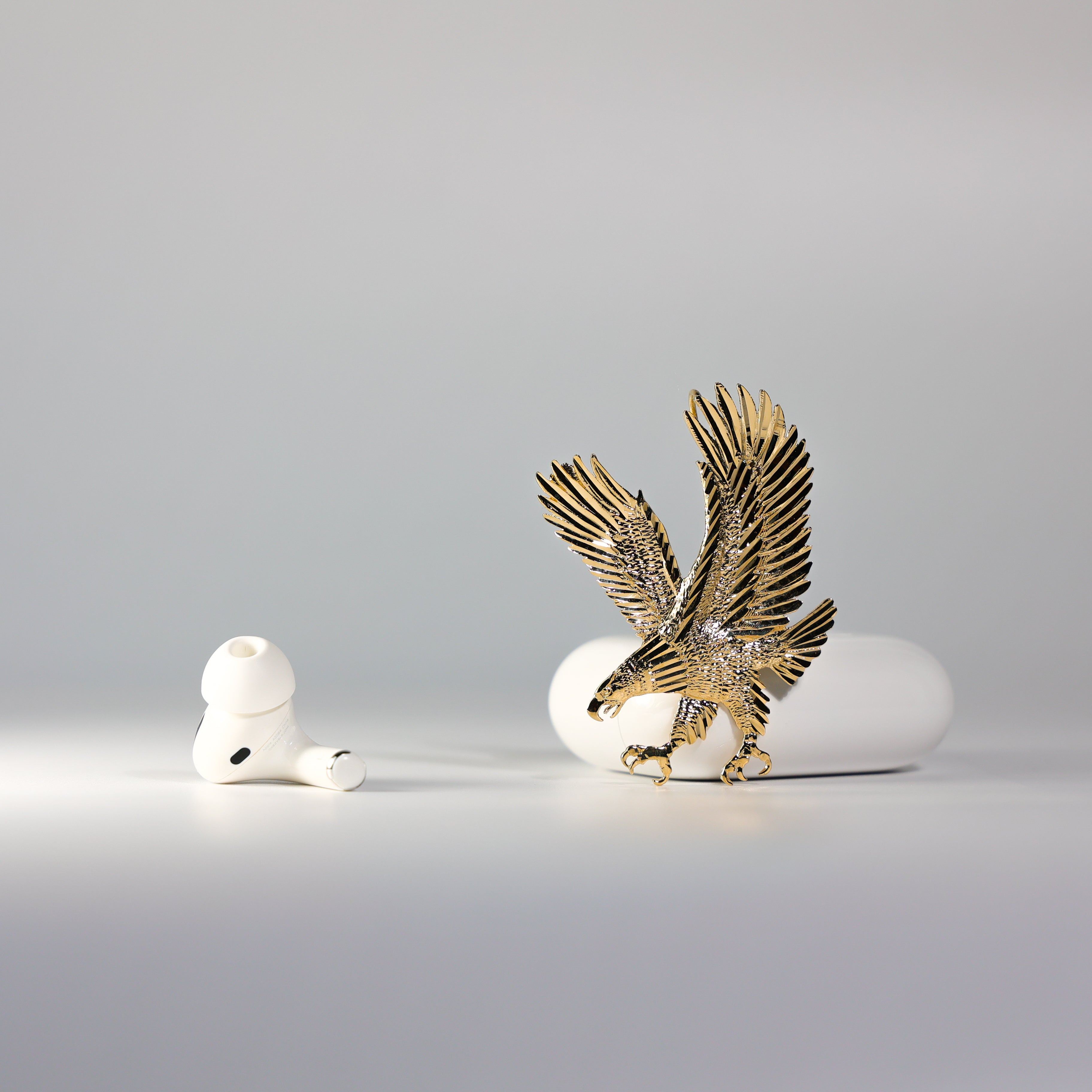 Gold Eagle Pendant Model-1591 - Charlie & Co. Jewelry