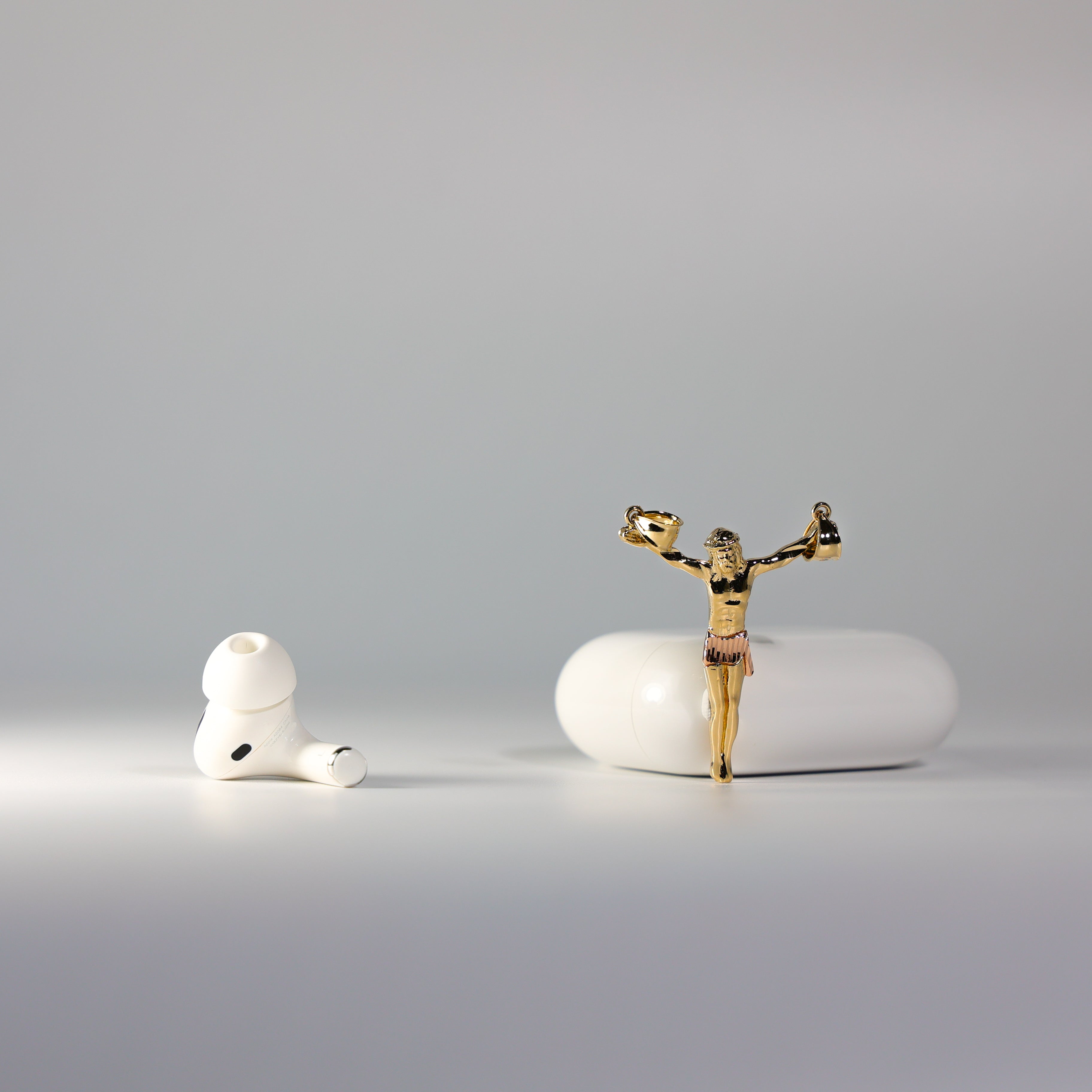 Gold Jesus Christ Body Pendant Model-0087 - Charlie & Co. Jewelry