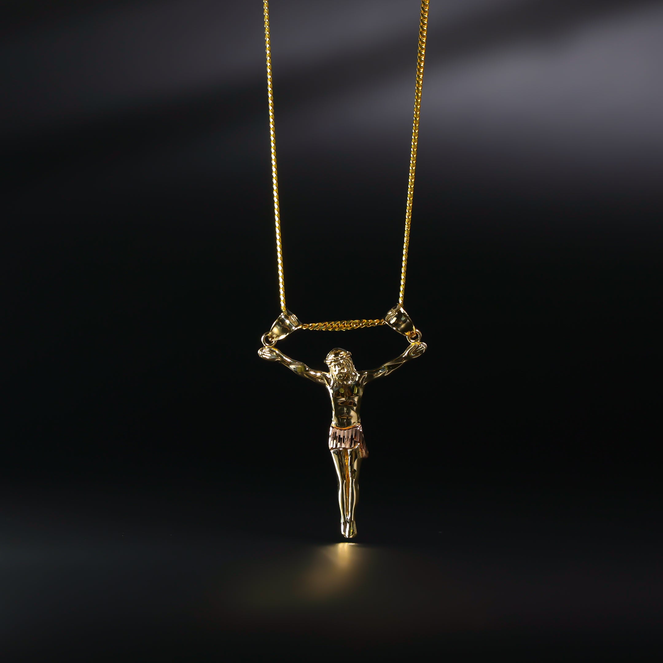 Gold Jesus Christ Body Pendant Model-0087 - Charlie & Co. Jewelry