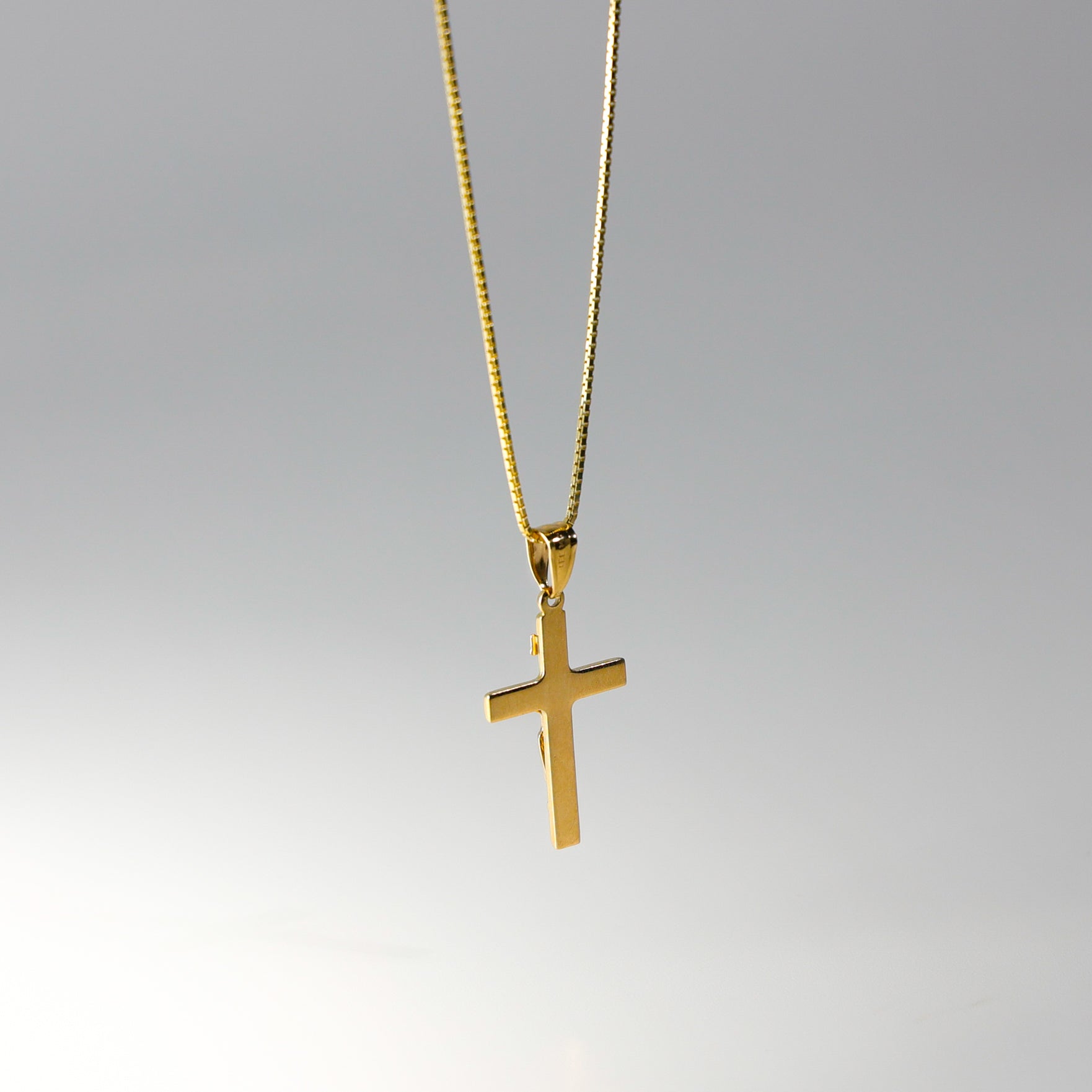 Gold Crucifix Cross Pendant Model-2173 - Charlie & Co. Jewelry