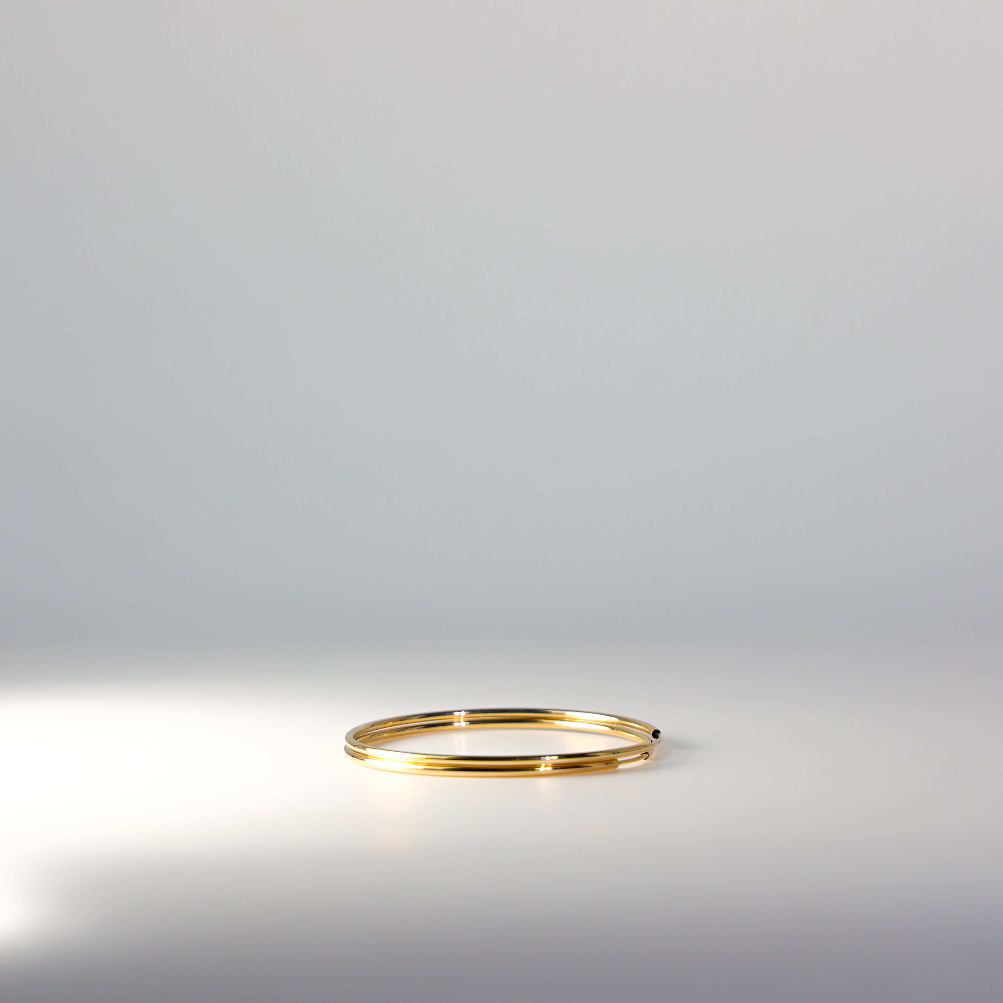 Gold Huggie Hoop Earrings 50mm Wide Model-0118 - Charlie & Co. Jewelry