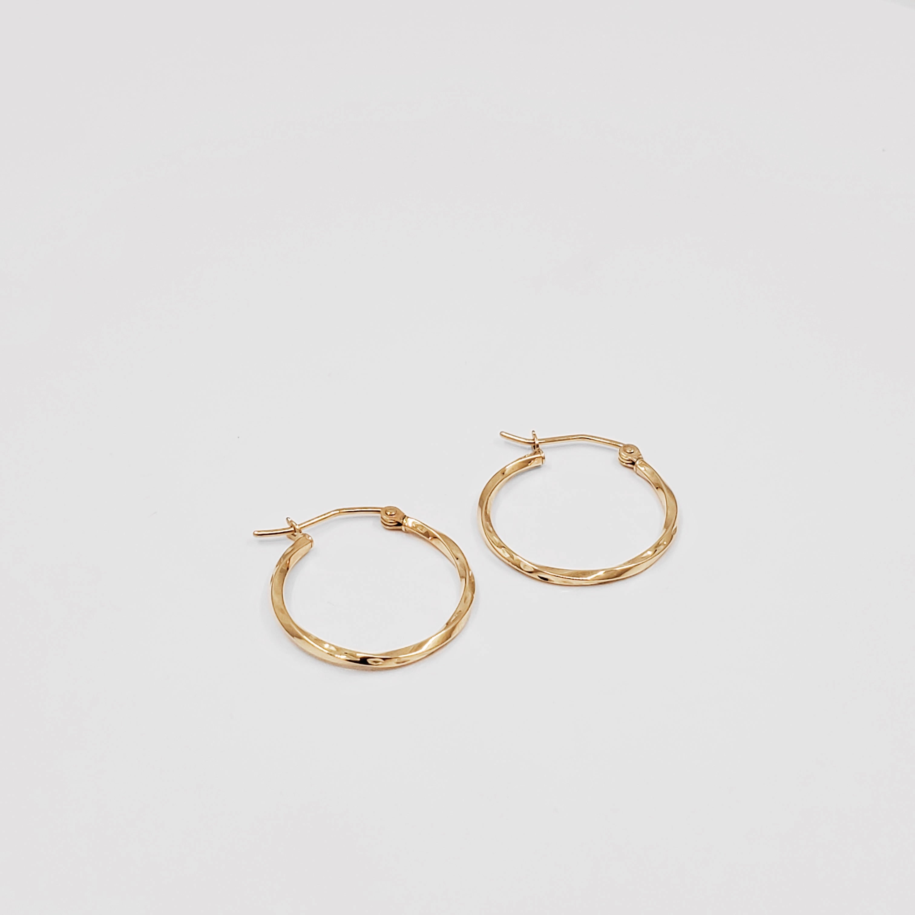 Twisted Hoop Earrings - ChaiCoJewelry
