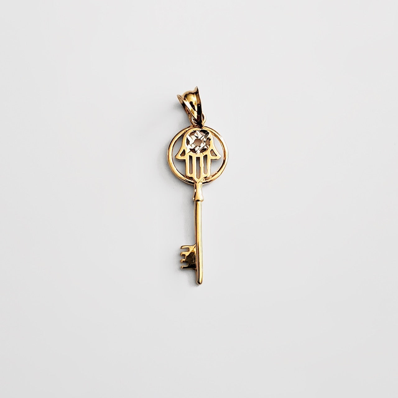 Hamsa Key - Hamsa Pendant - ChaiCoJewelry