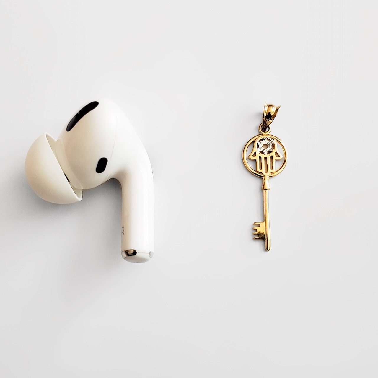 Hamsa Key - Hamsa Pendant - ChaiCoJewelry