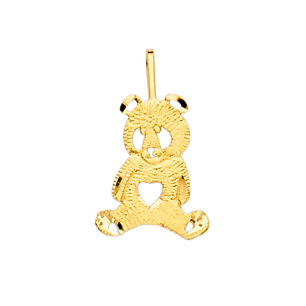 Gold Bear Pendant Model-2341 - Charlie & Co. Jewelry