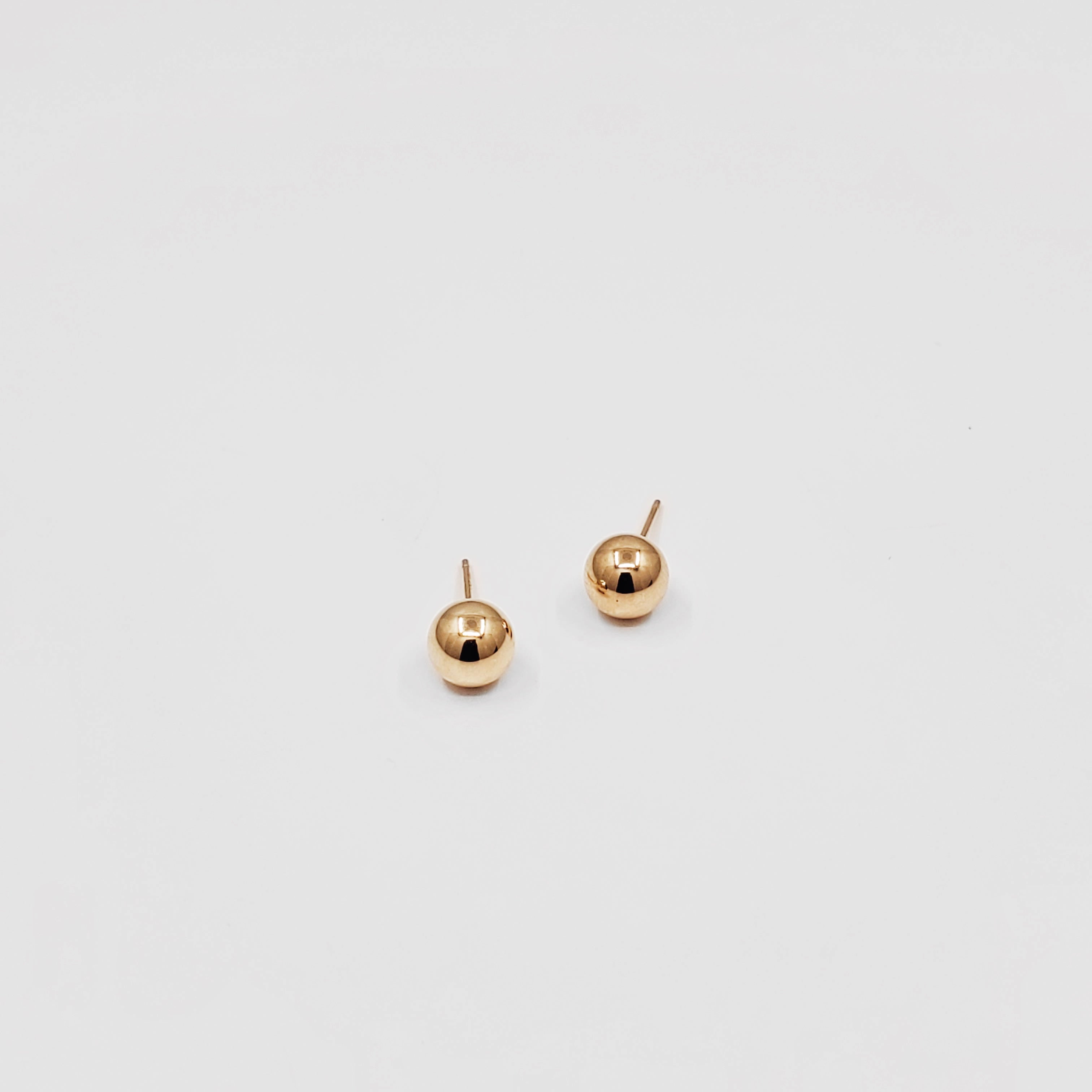 Ball Stud Earrings - ChaiCoJewelry