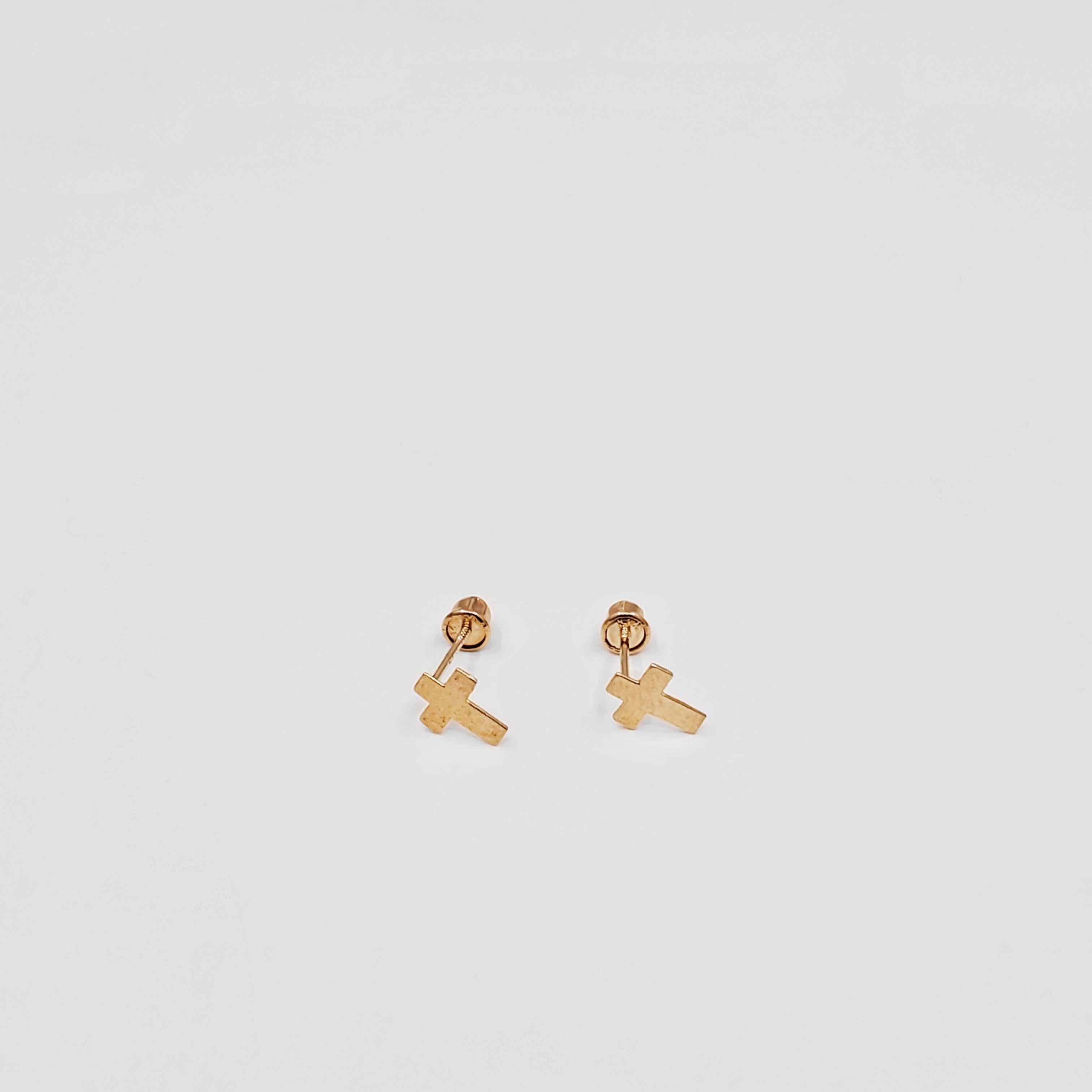 Cross Post Earrings - ChaiCoJewelry