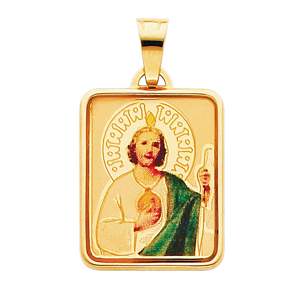 Gold St. Jude Pendant Model-0167 - Charlie & Co. Jewelry