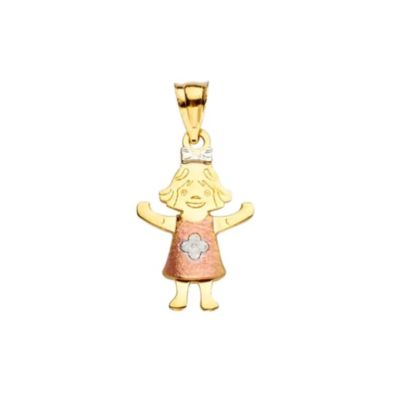 Girl Pendant/Charm - ChaiCoJewelry