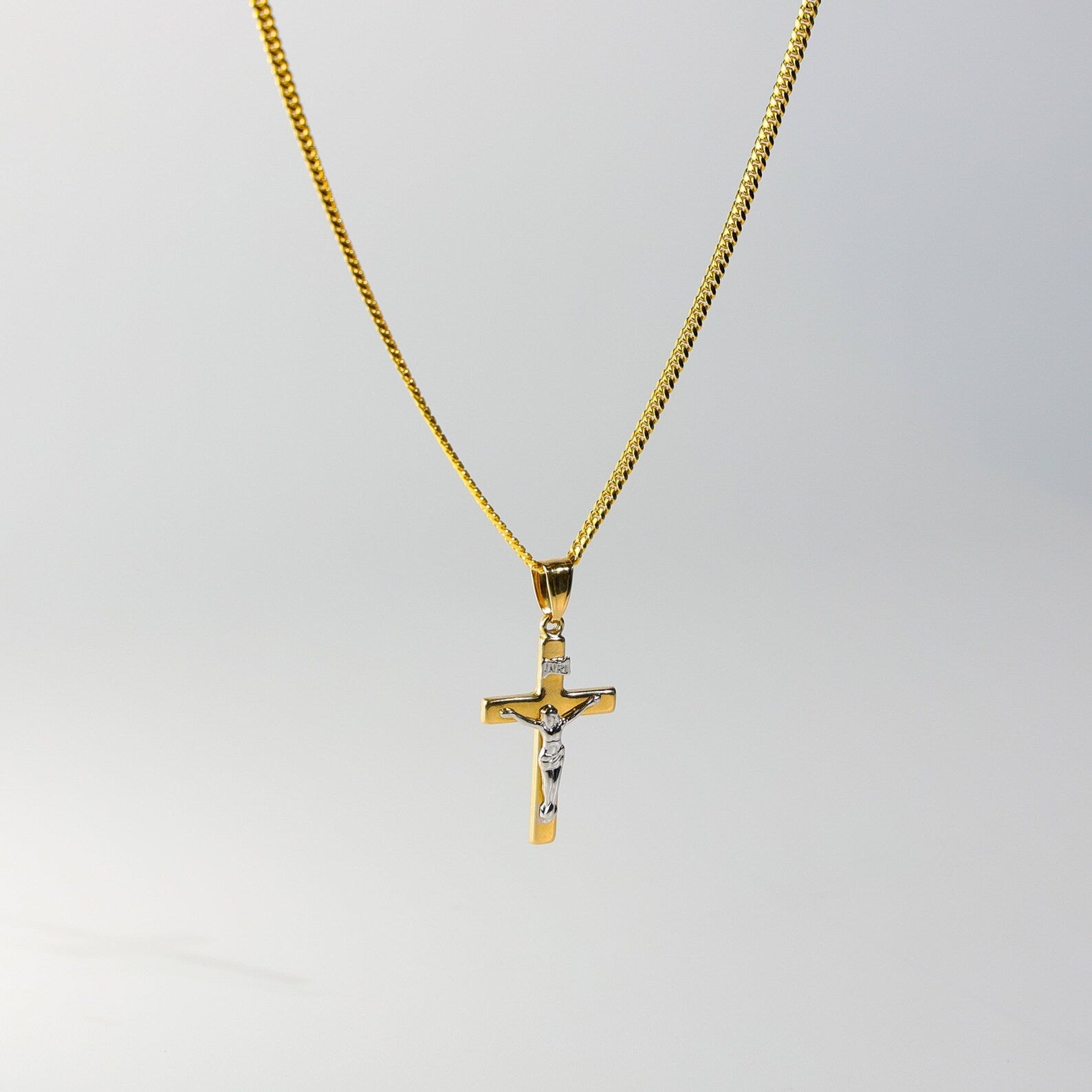 Gold Crucifix Cross Pendant Model-2173 - Charlie & Co. Jewelry