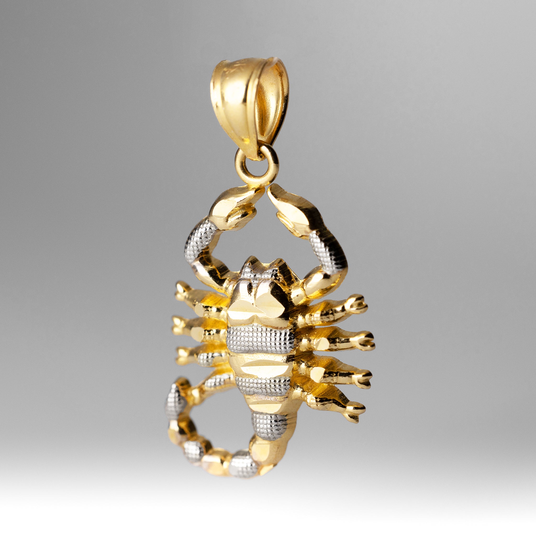 Gold Scorpion Pendant - Model 1588 - Charlie & Co. Jewelry