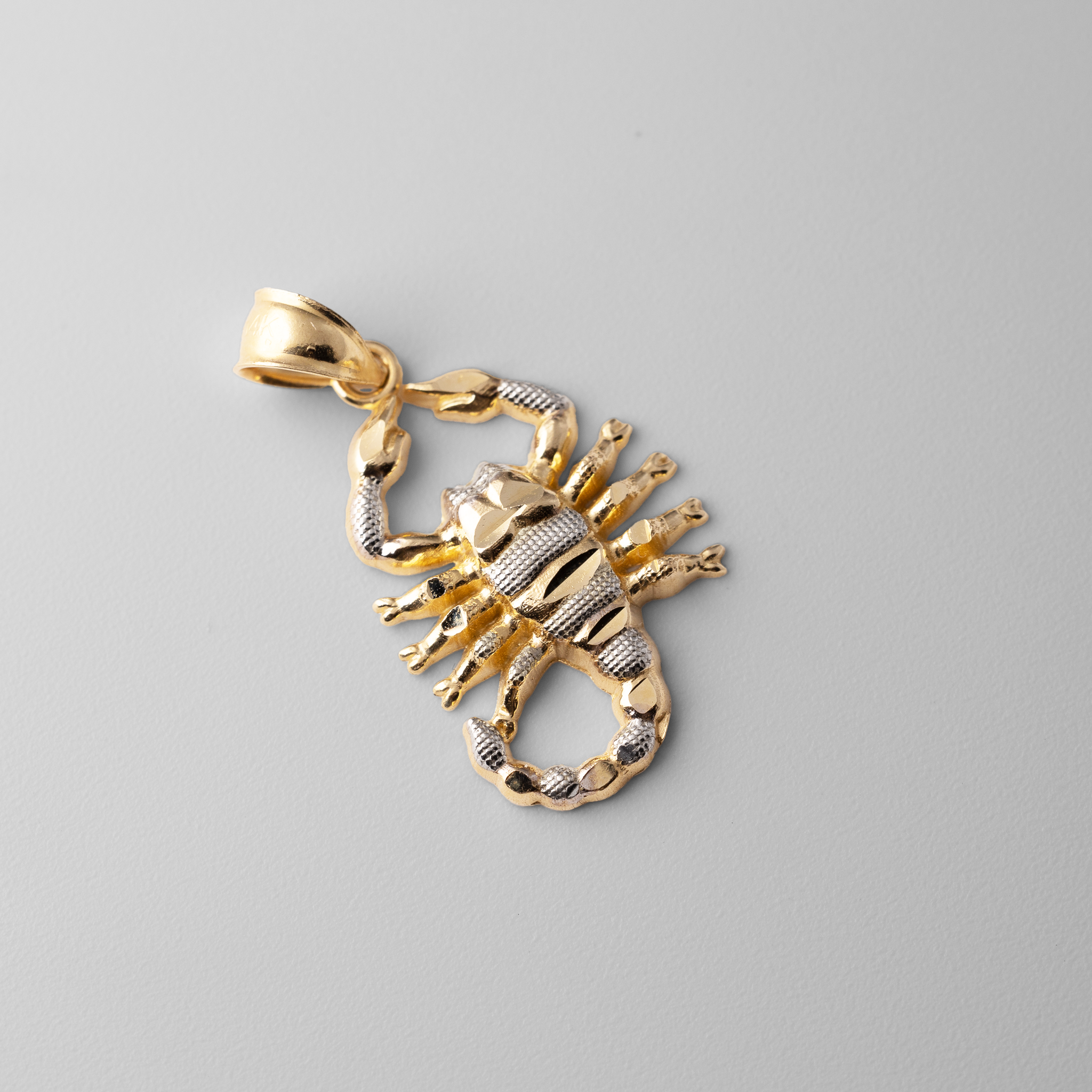 Gold Scorpion Pendant - Model 1588 - Charlie & Co. Jewelry