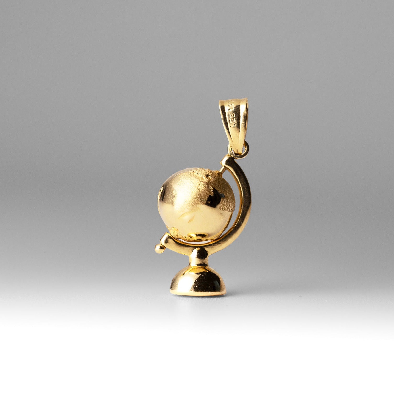 Gold Globe Pendant - Model 469 - Charlie & Co. Jewelry