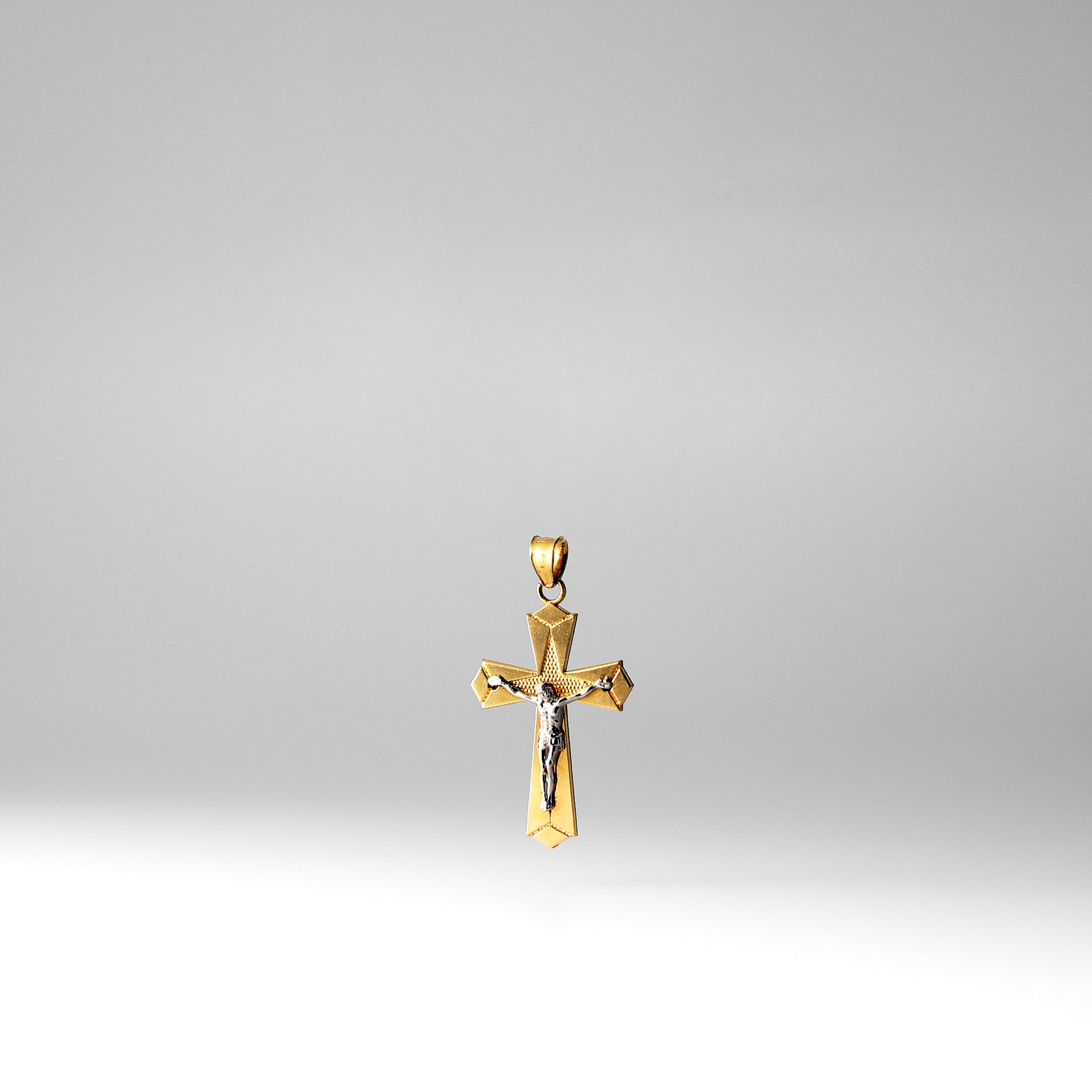 Gold Religious Crucifix Pendant - Model 981 - Charlie & Co. Jewelry