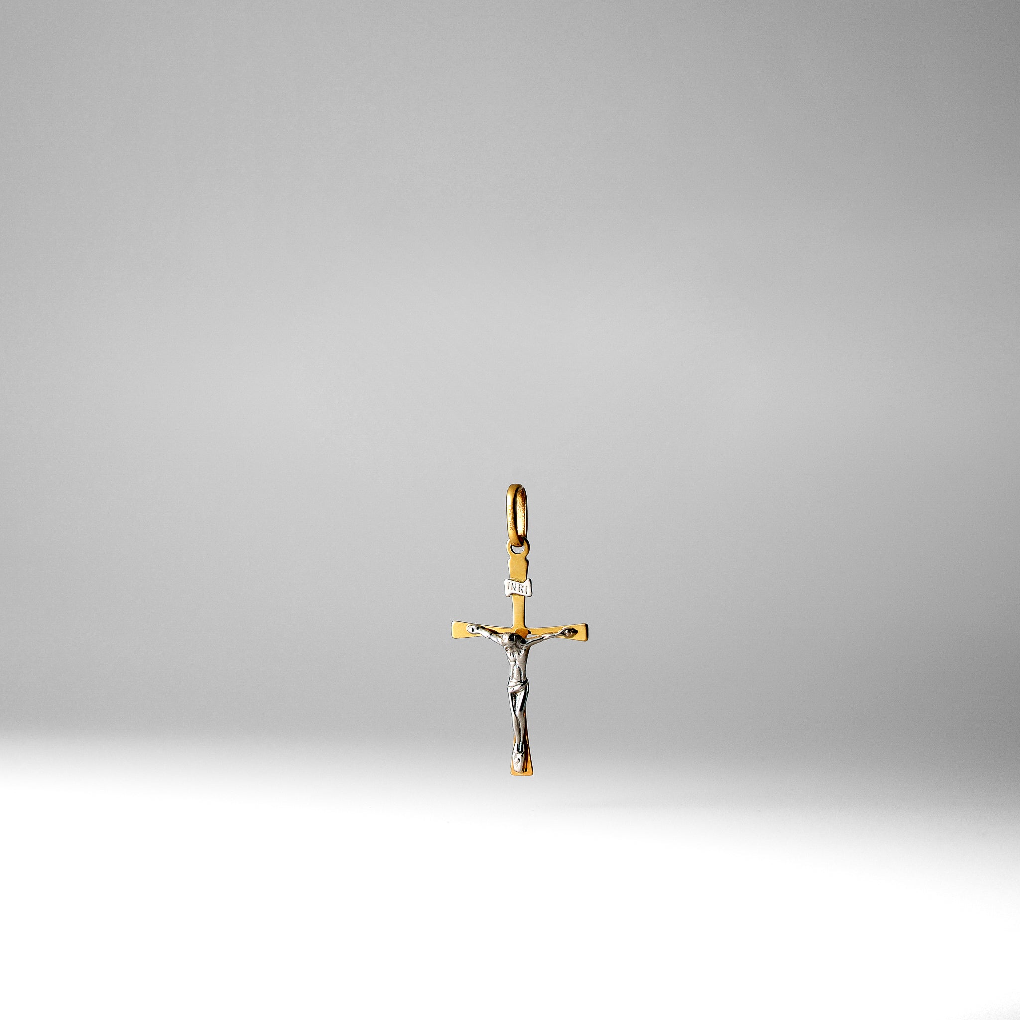 Gold Crucifix Cross Pendant - Model 2172 - Charlie & Co. Jewelry