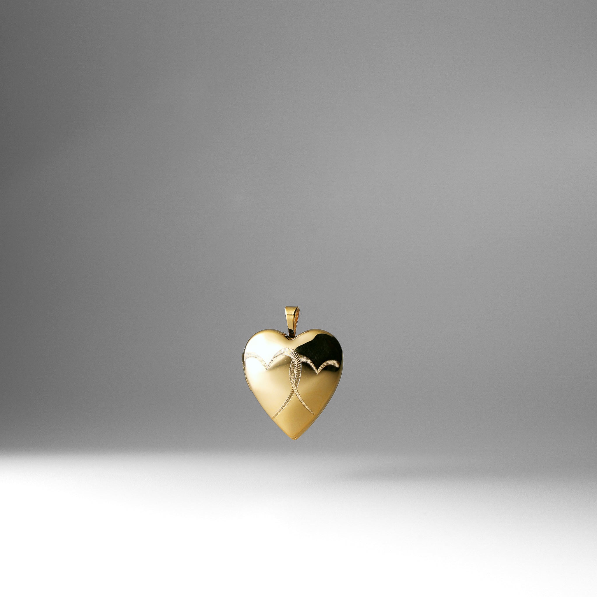Gold Heart Locket Pendant Model-PT0621