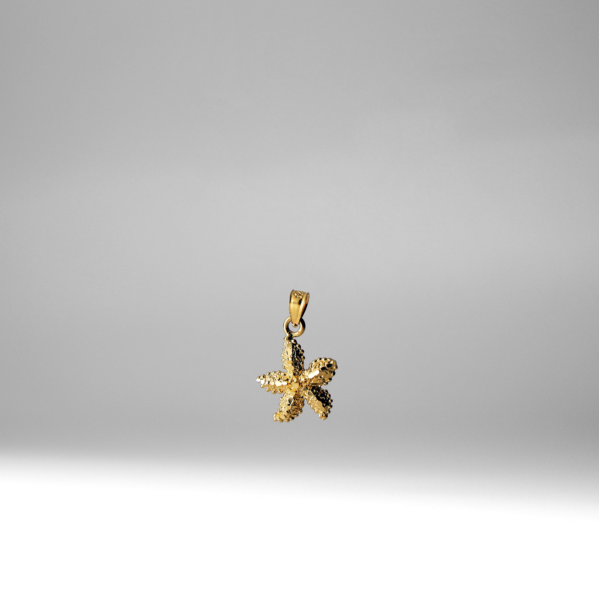 Gold Starfish Pendant Model-1689 - Charlie & Co. Jewelry