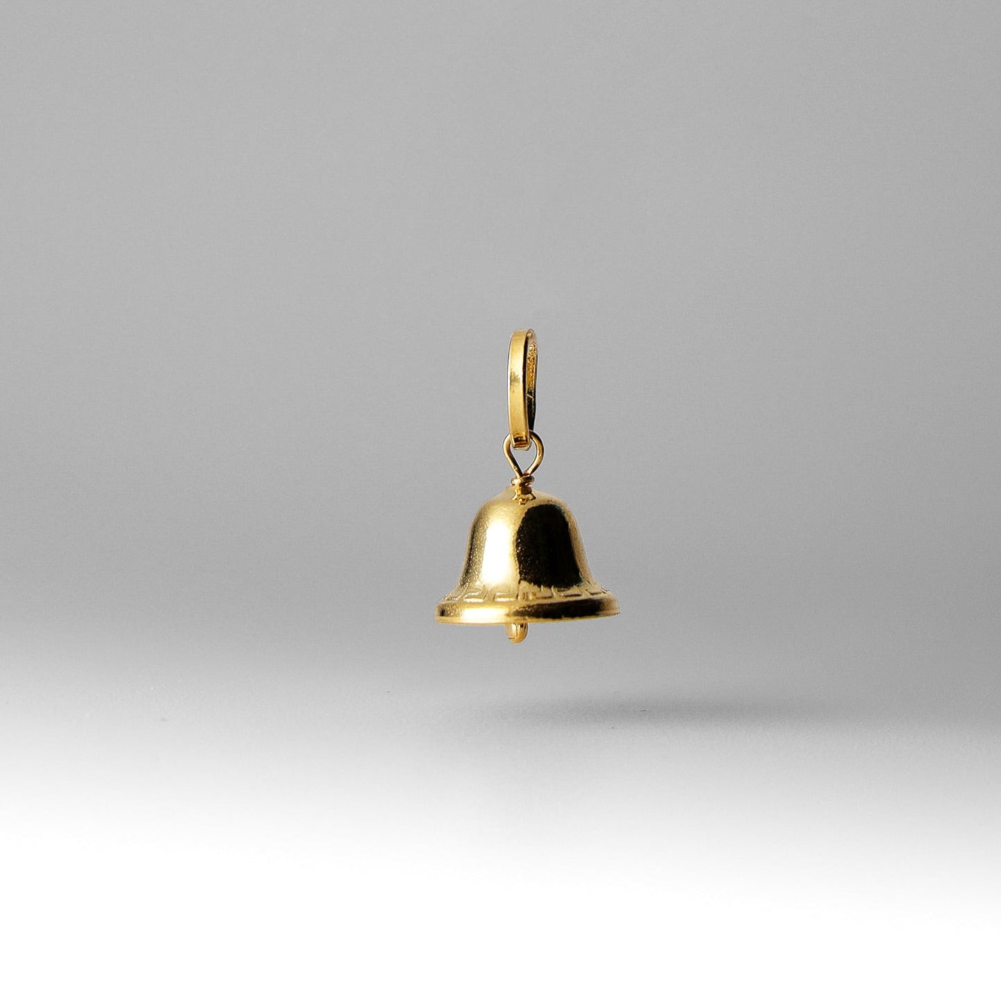 Gold Bell Pendant Model-1713 - Charlie & Co. Jewelry