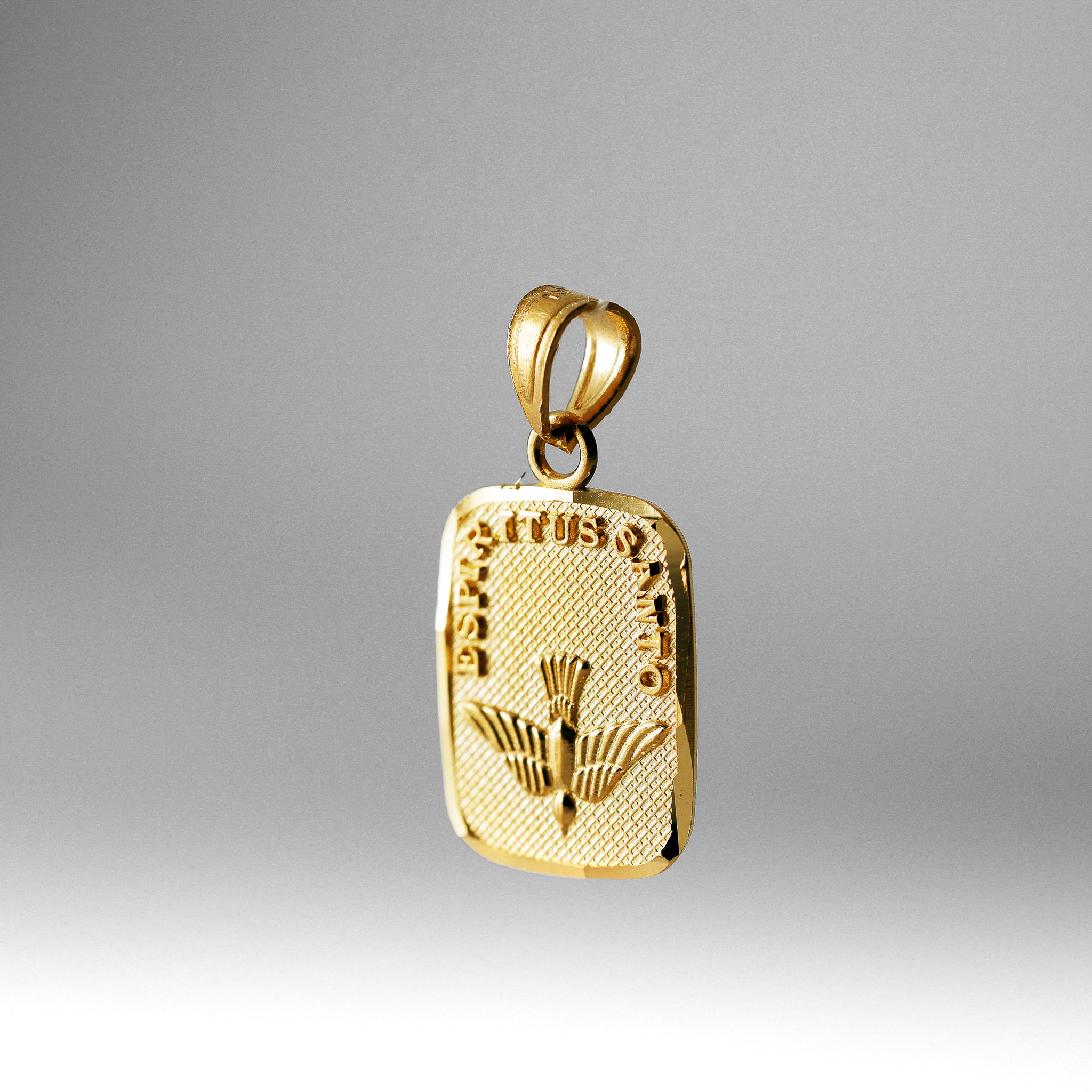 Gold Espiritu Santo Dove Pendant - Model 0253