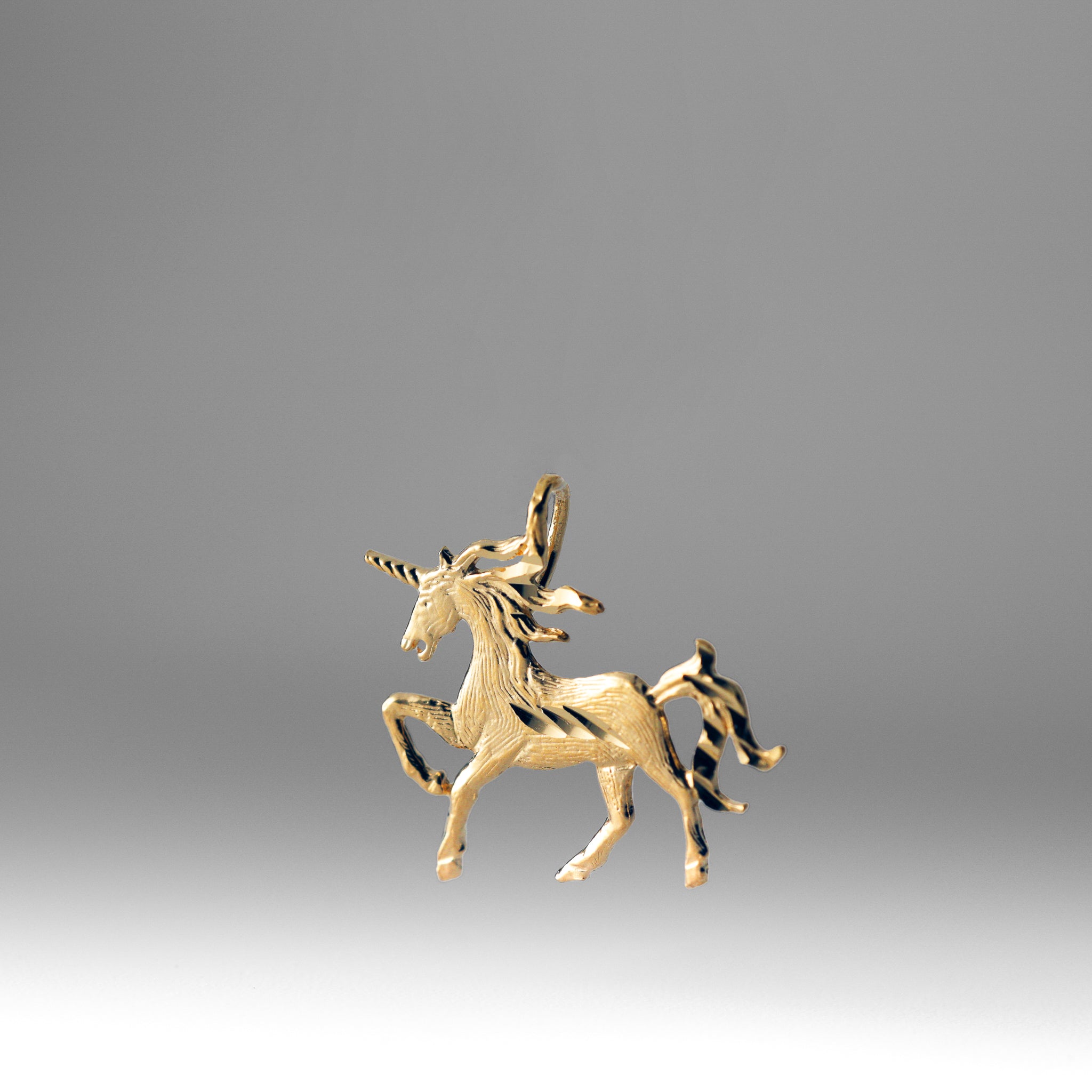 Gold Dainty Unicorn Pendant Model-1650 - Charlie & Co. Jewelry