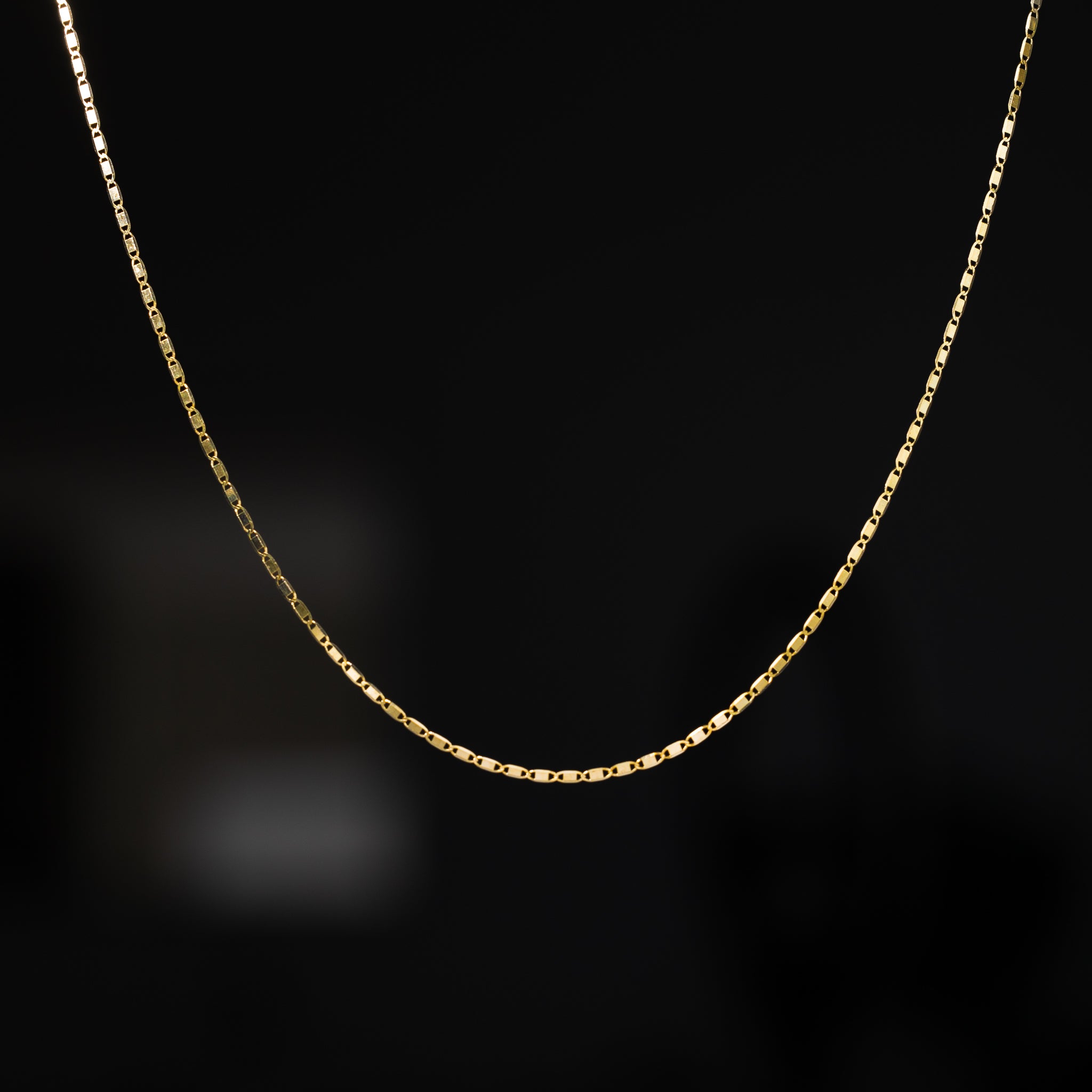 1.3mm Solid 14K Gold Valentino Chain - Model 0266