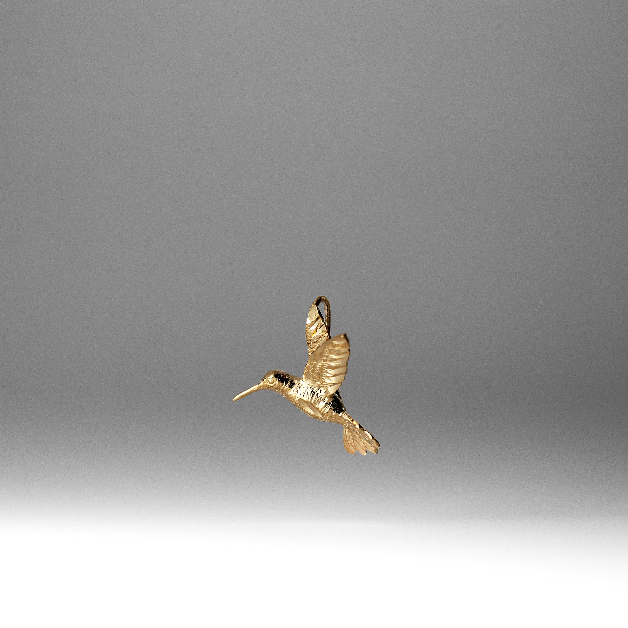 Gold Hummingbird Pendant Model-1696