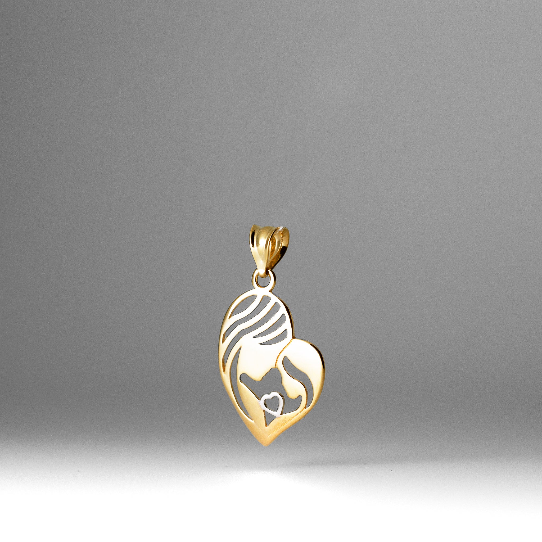 Gold Mom and Child Pendant Model-2384