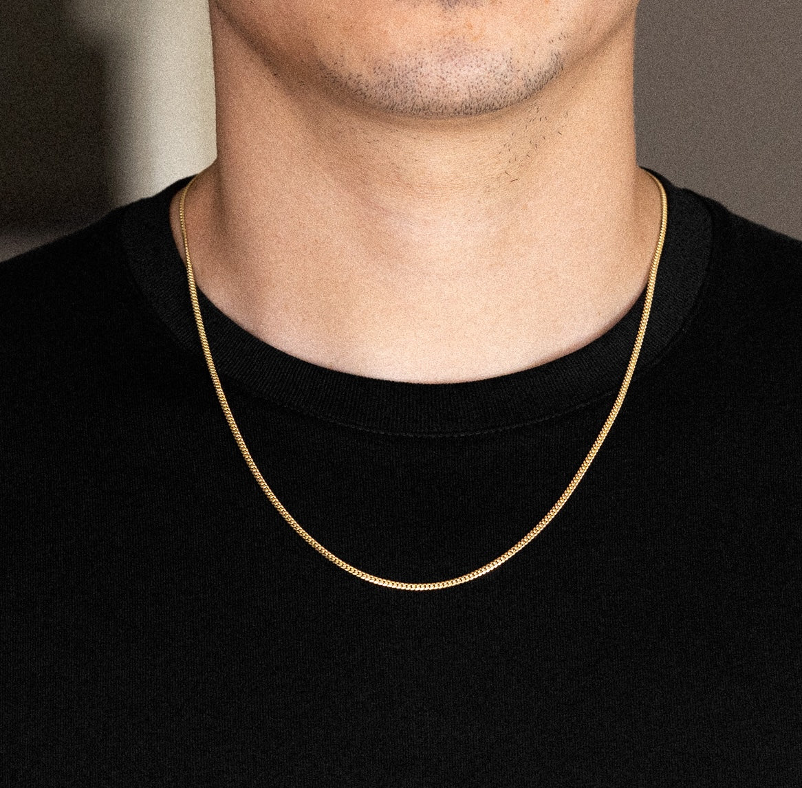 14K Gold 2mm Solid Miami Cuban Chain - Model 0522
