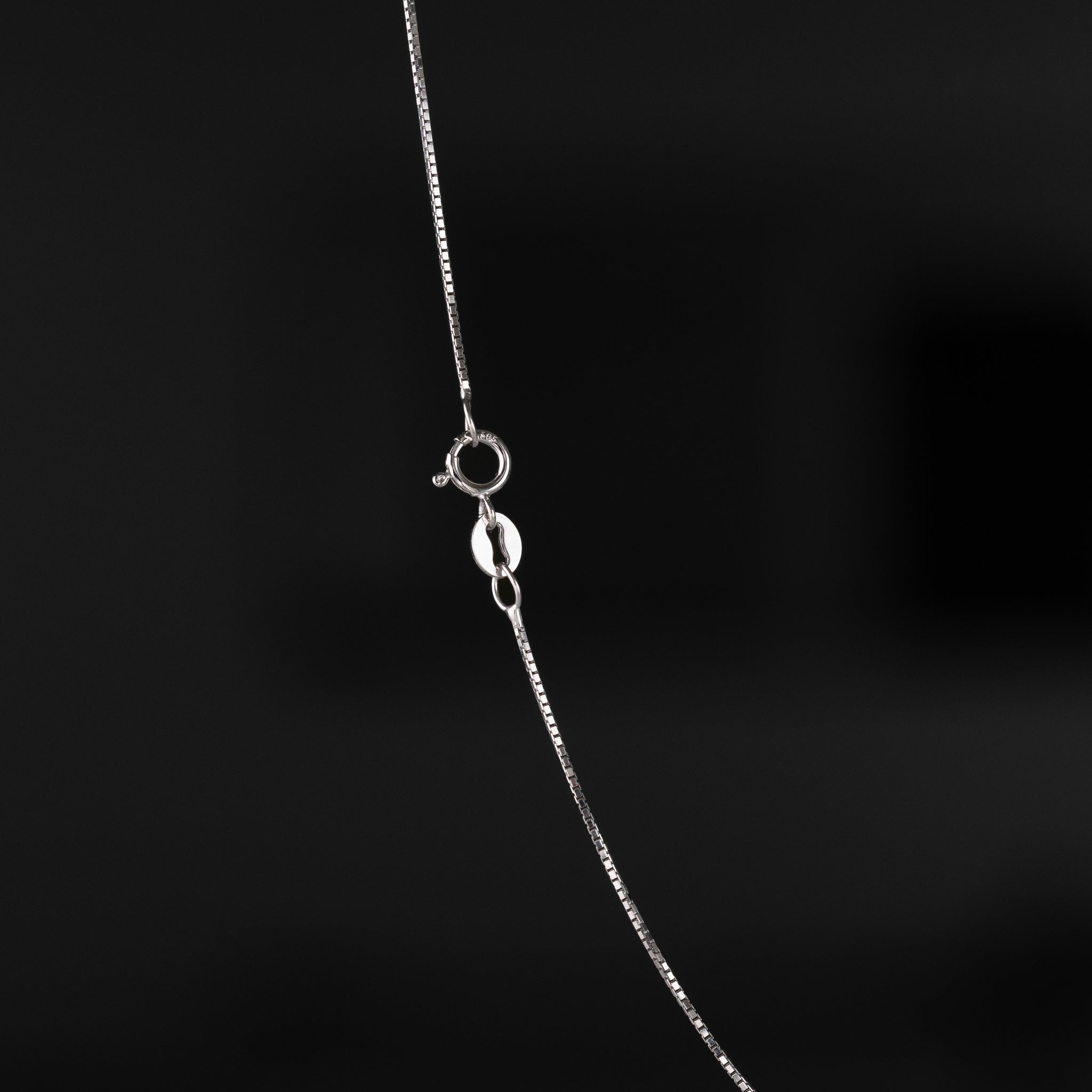14K White Gold 0.6mm Box Chain - Model CH-0261