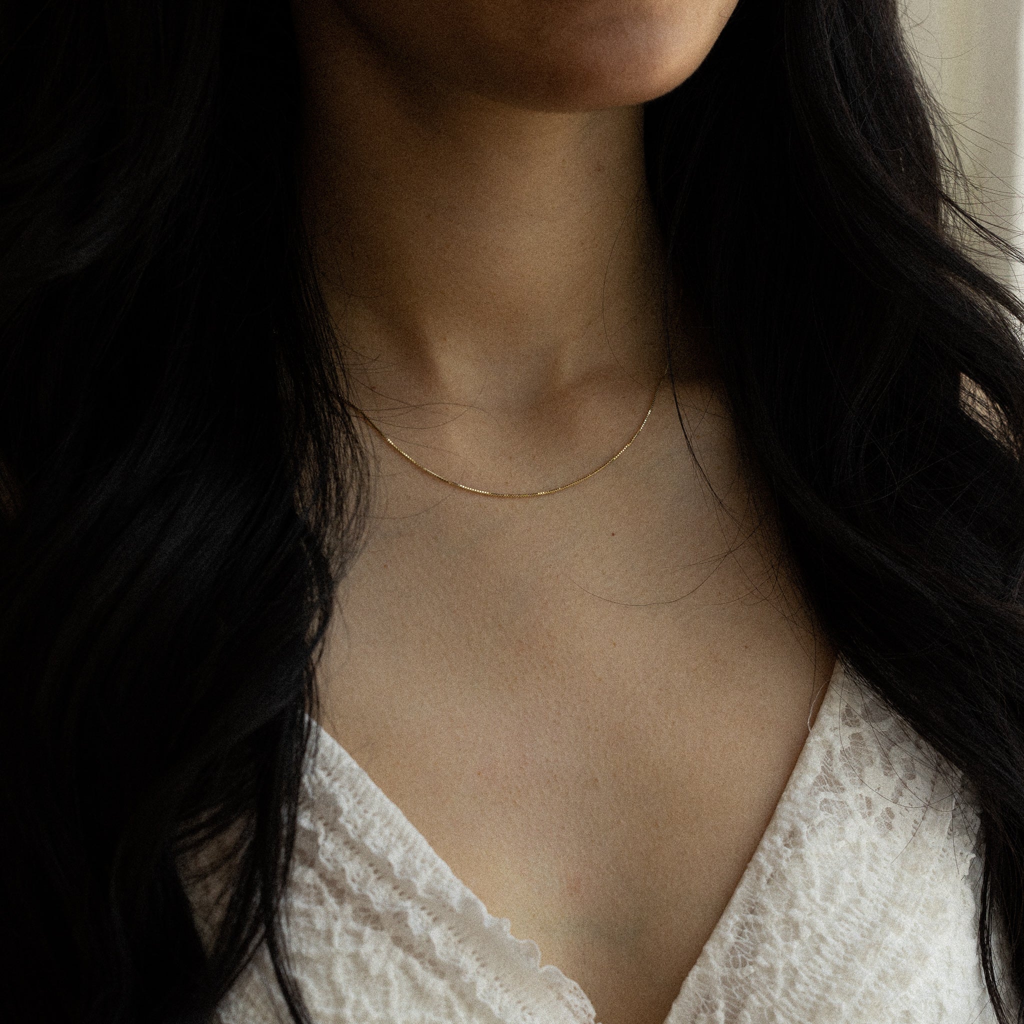 14k Gold 0.6mm Solid Italian Box Chain - Model CH-0257