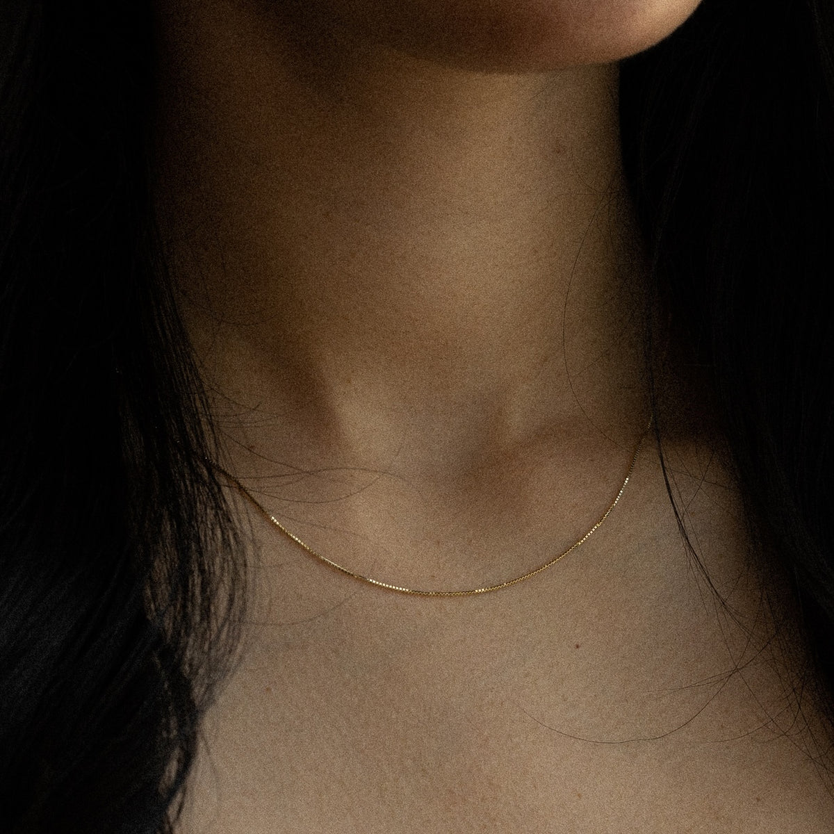 14k Gold 0.6mm Solid Italian Box Chain - Model CH-0257