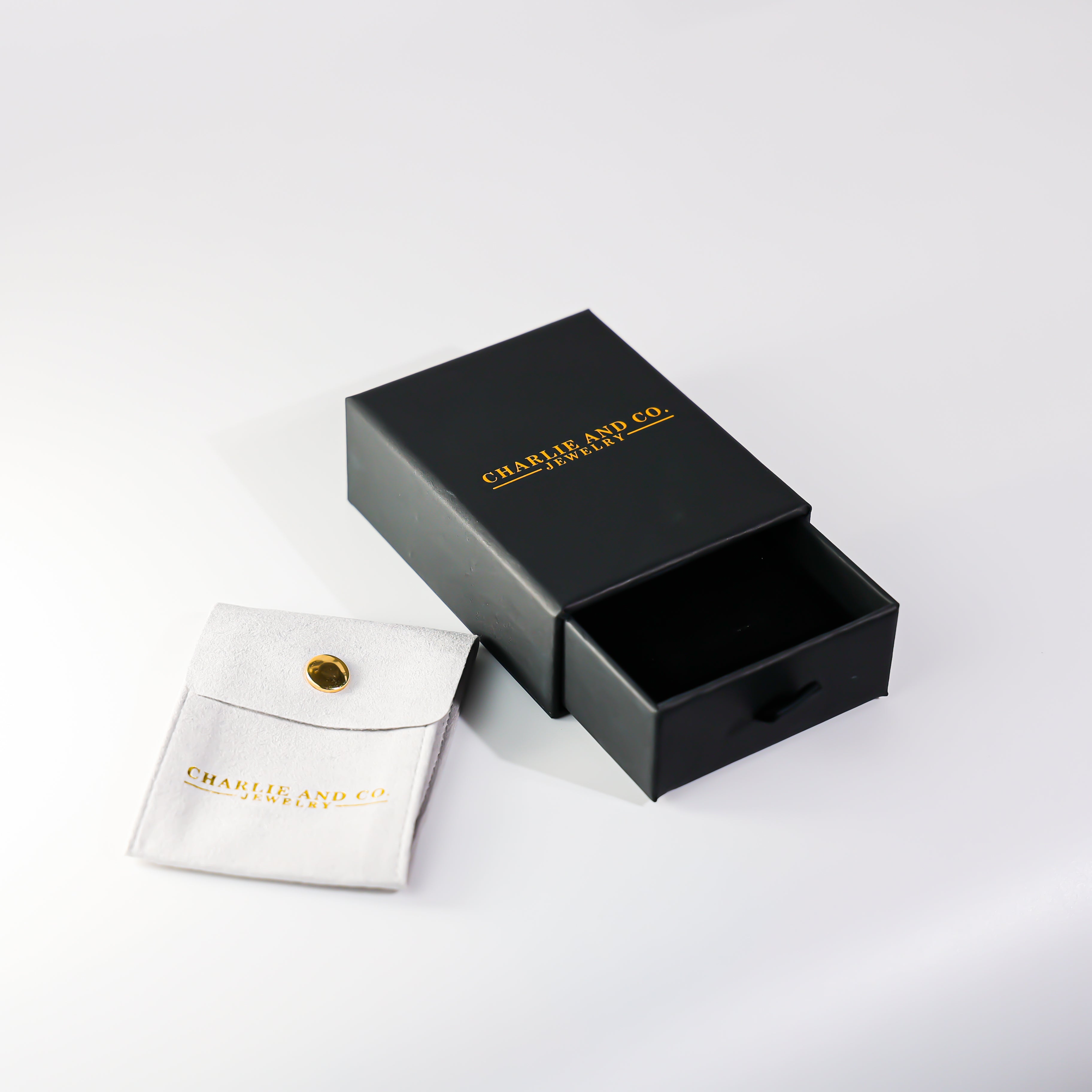 14K Gold Boy February Birthstone Garnet Charm Pendant - Charlie & Co. Jewelry