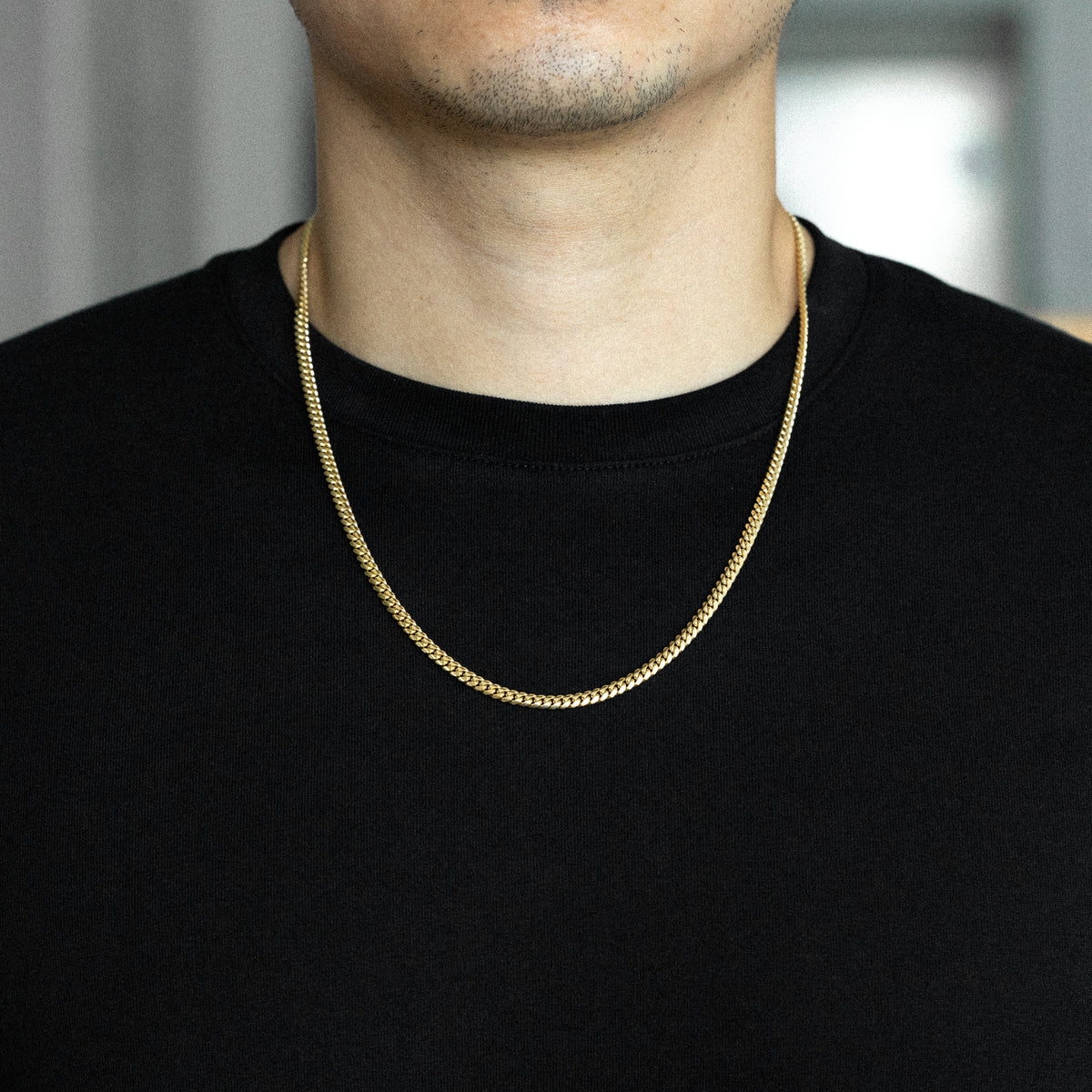 14k Gold 4.0mm Solid Miami Cuban Chain - Model CH-0519