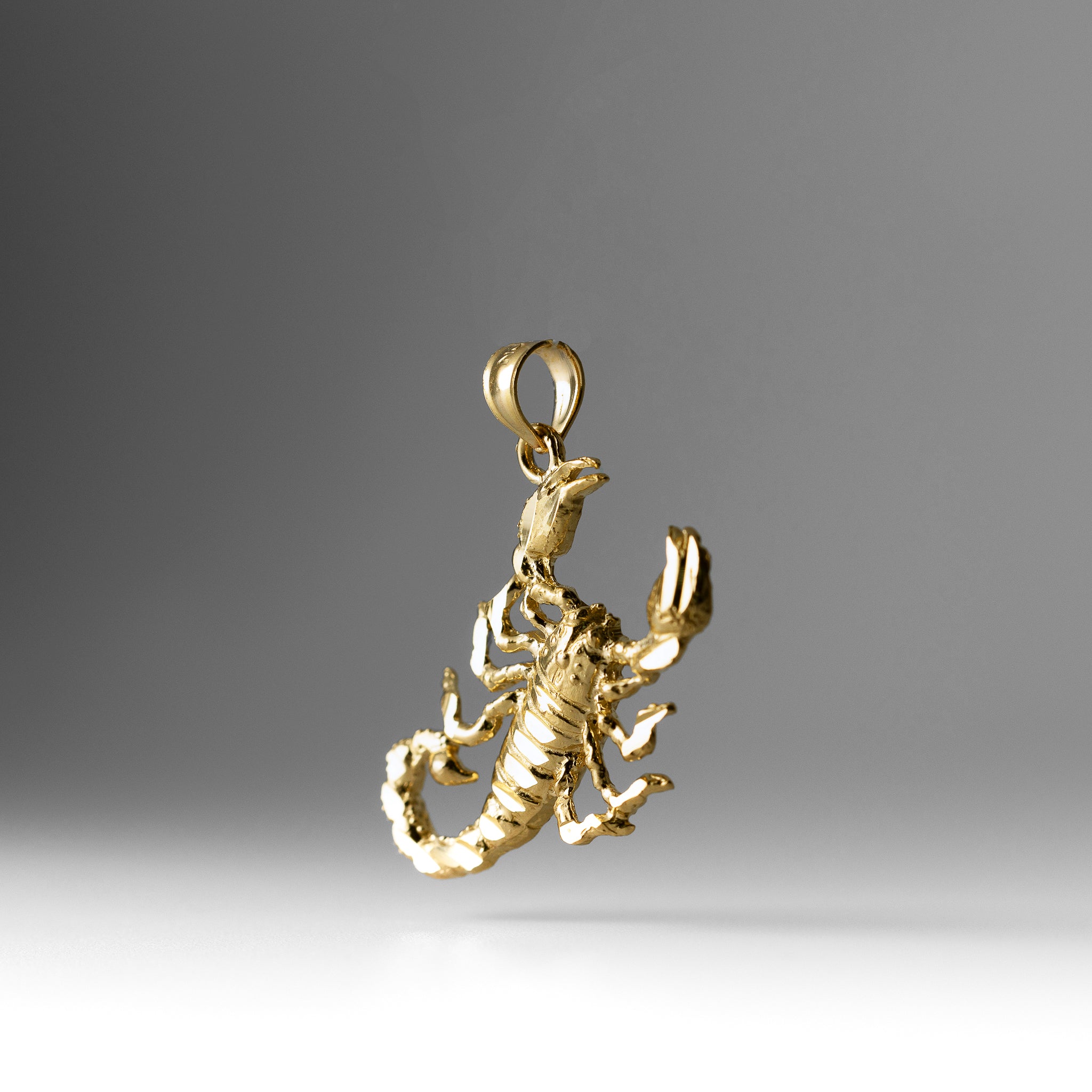 Gold Scorpion Pendant - Model 1585 - Charlie & Co. Jewelry