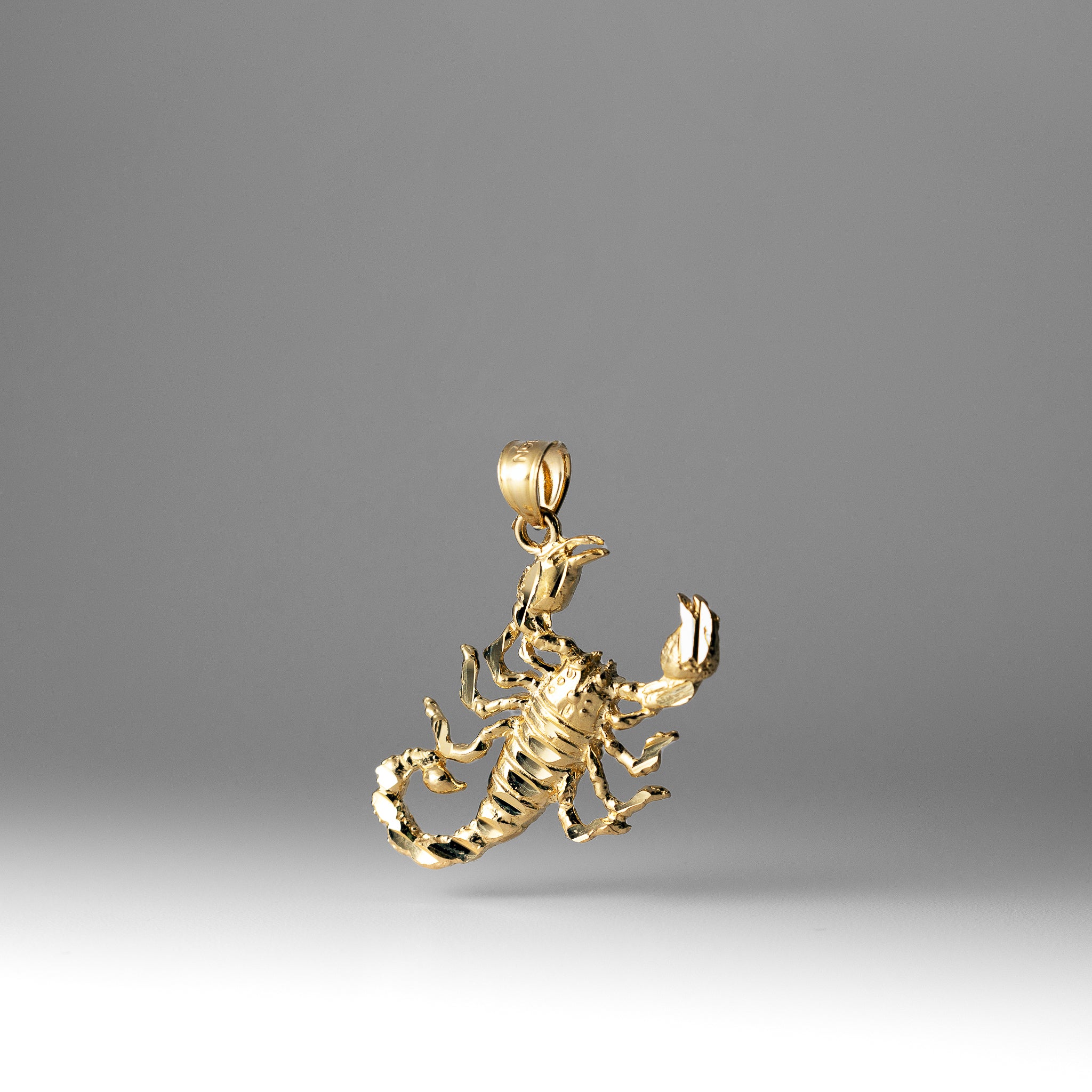 Gold Scorpion Pendant - Model 1585