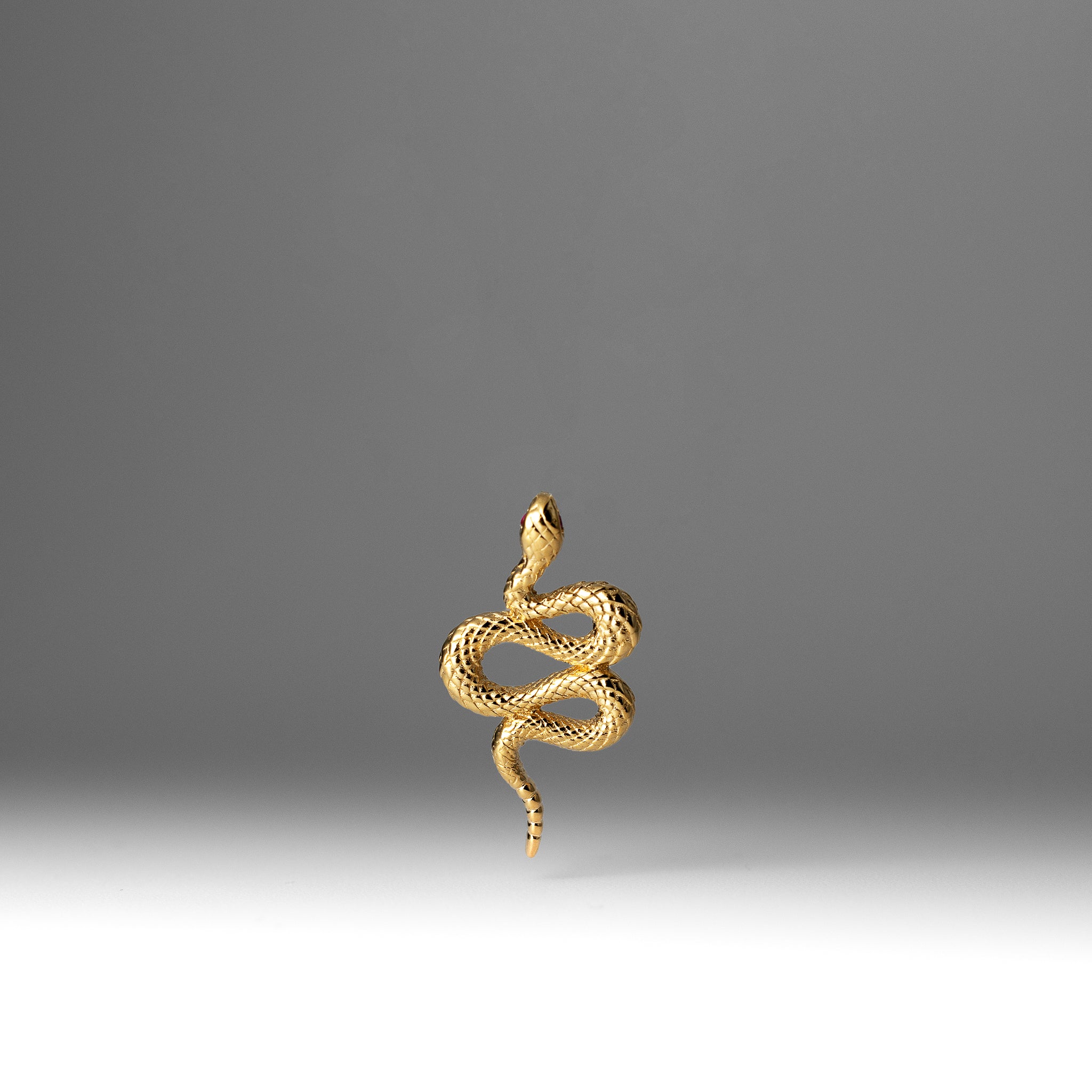 Gold Snake Pendant Necklace – Model PT3078