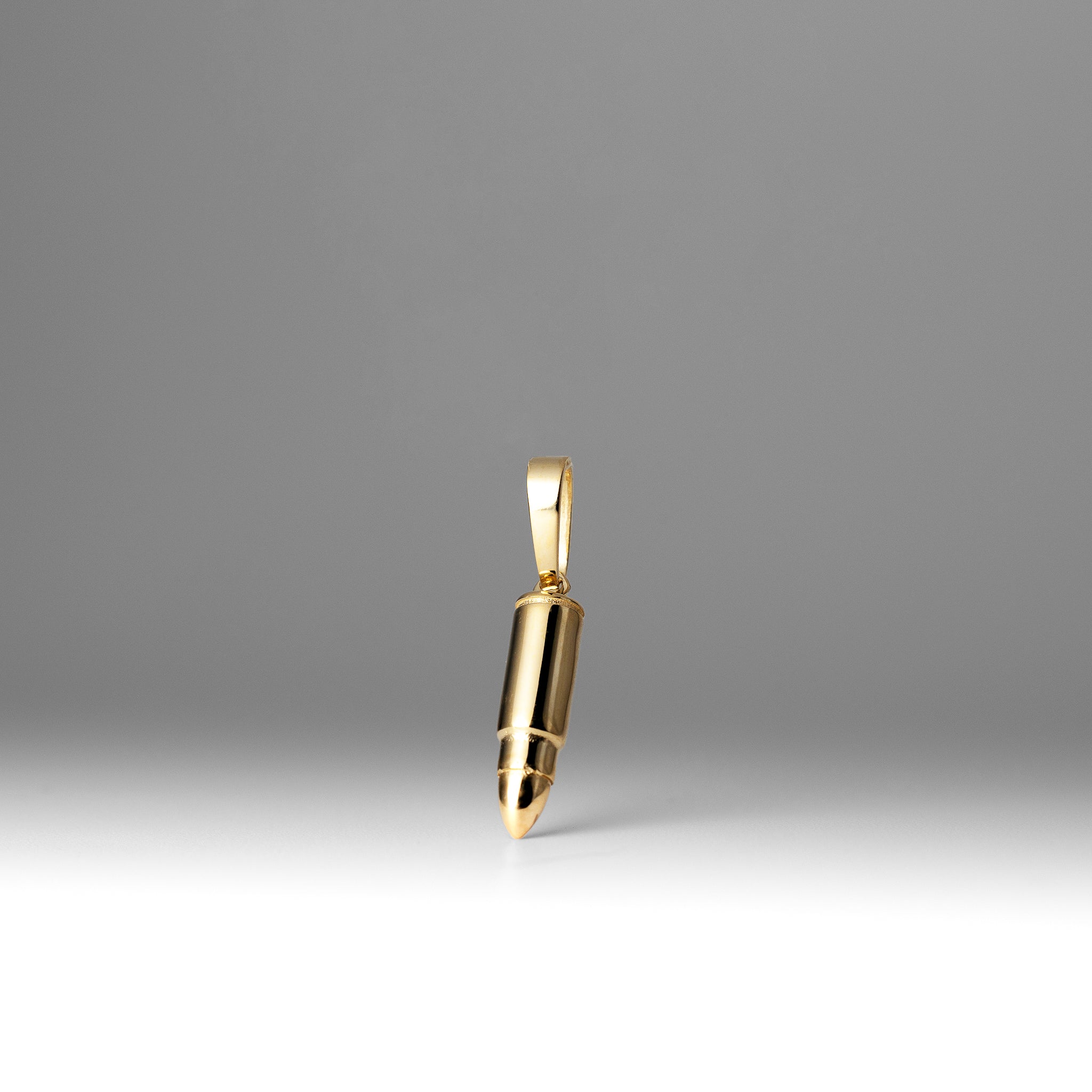 Gold Bullet Pendant Necklace – Model PT2746