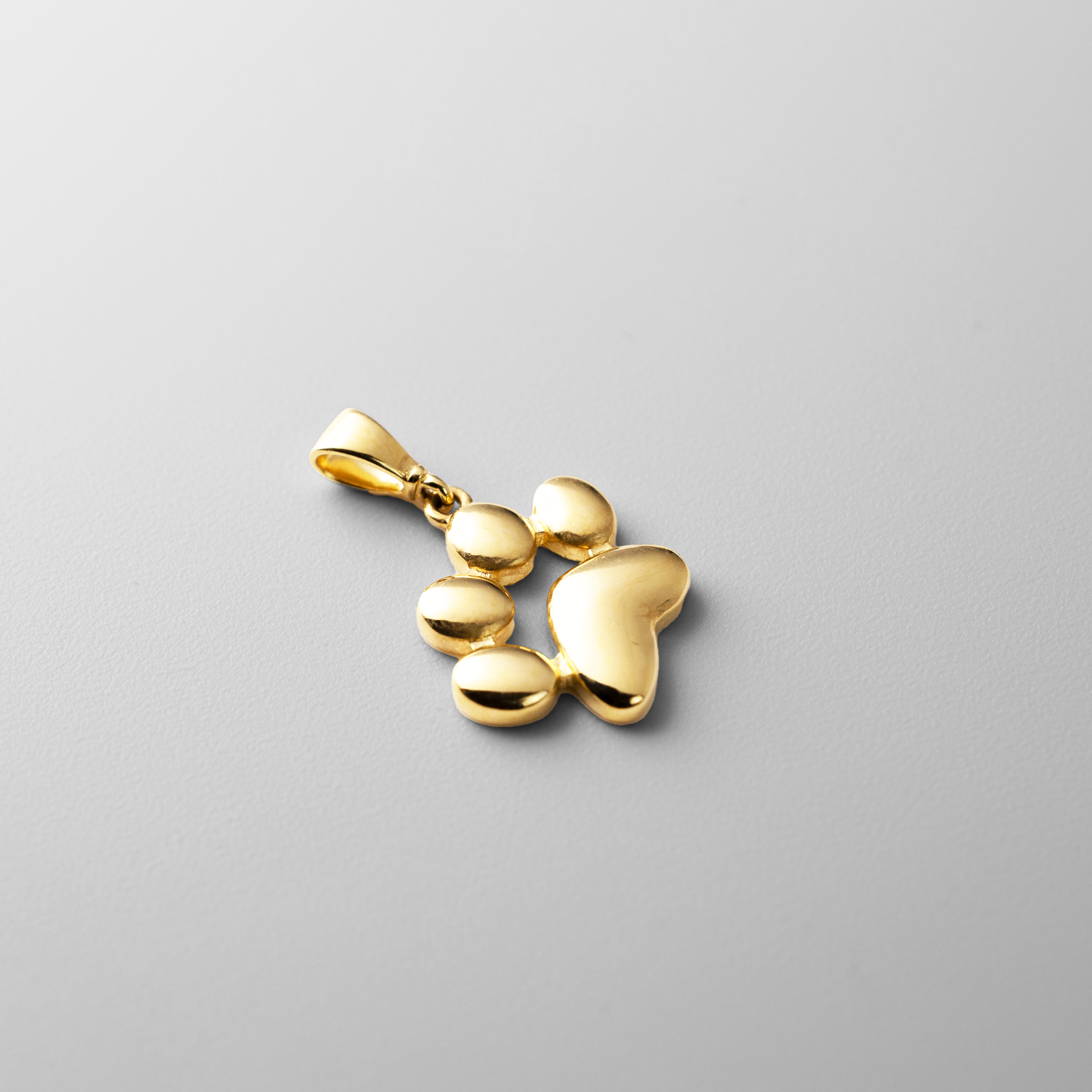 14K Gold Dog Paw Pendant – Model PT2835 Charlie Jewelry