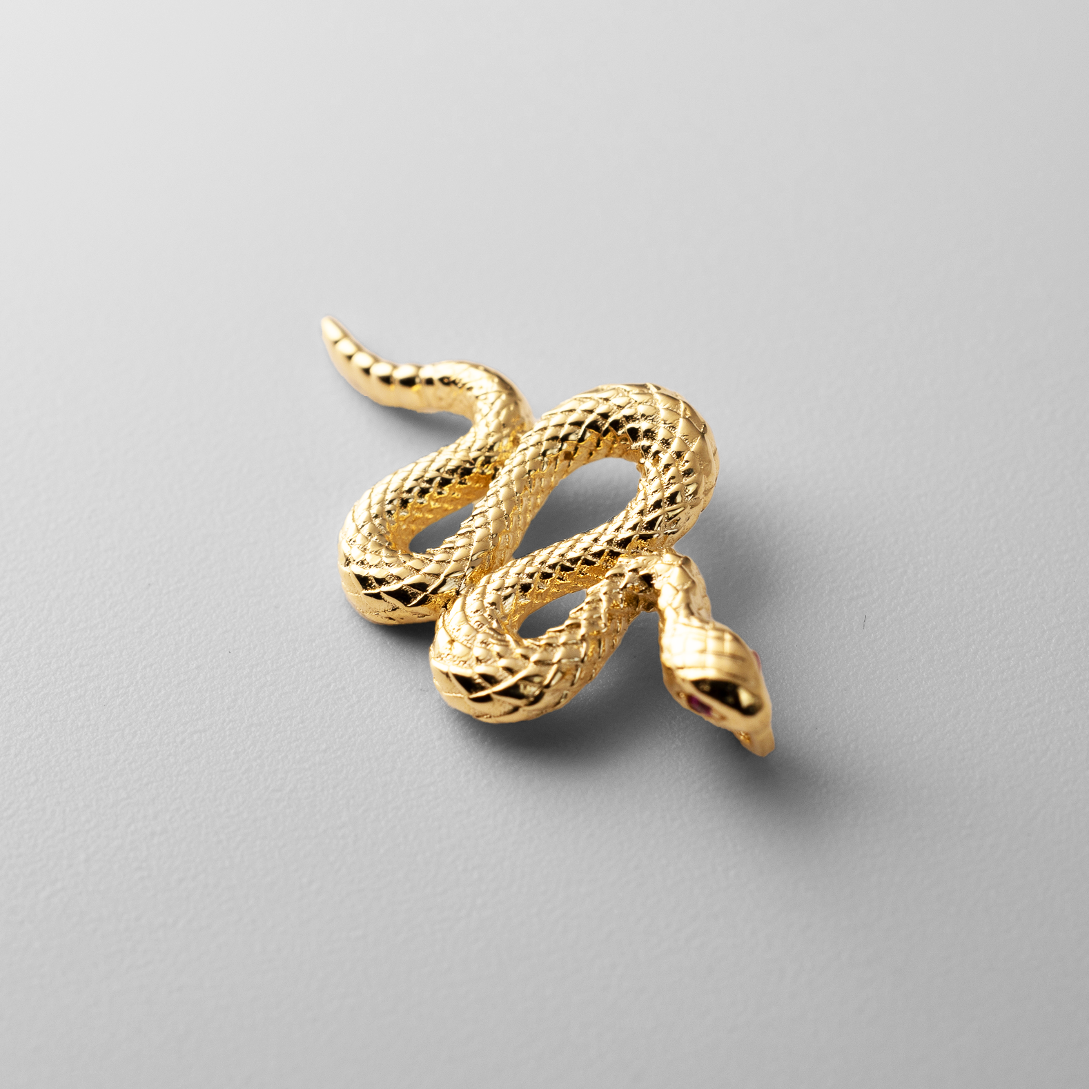 Gold Snake Pendant Necklace – Model PT3078 - Charlie & Co. Jewelry