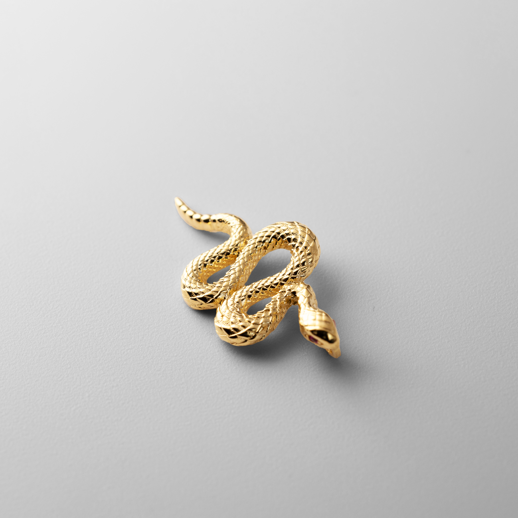 Gold Snake Pendant Necklace – Model PT3078